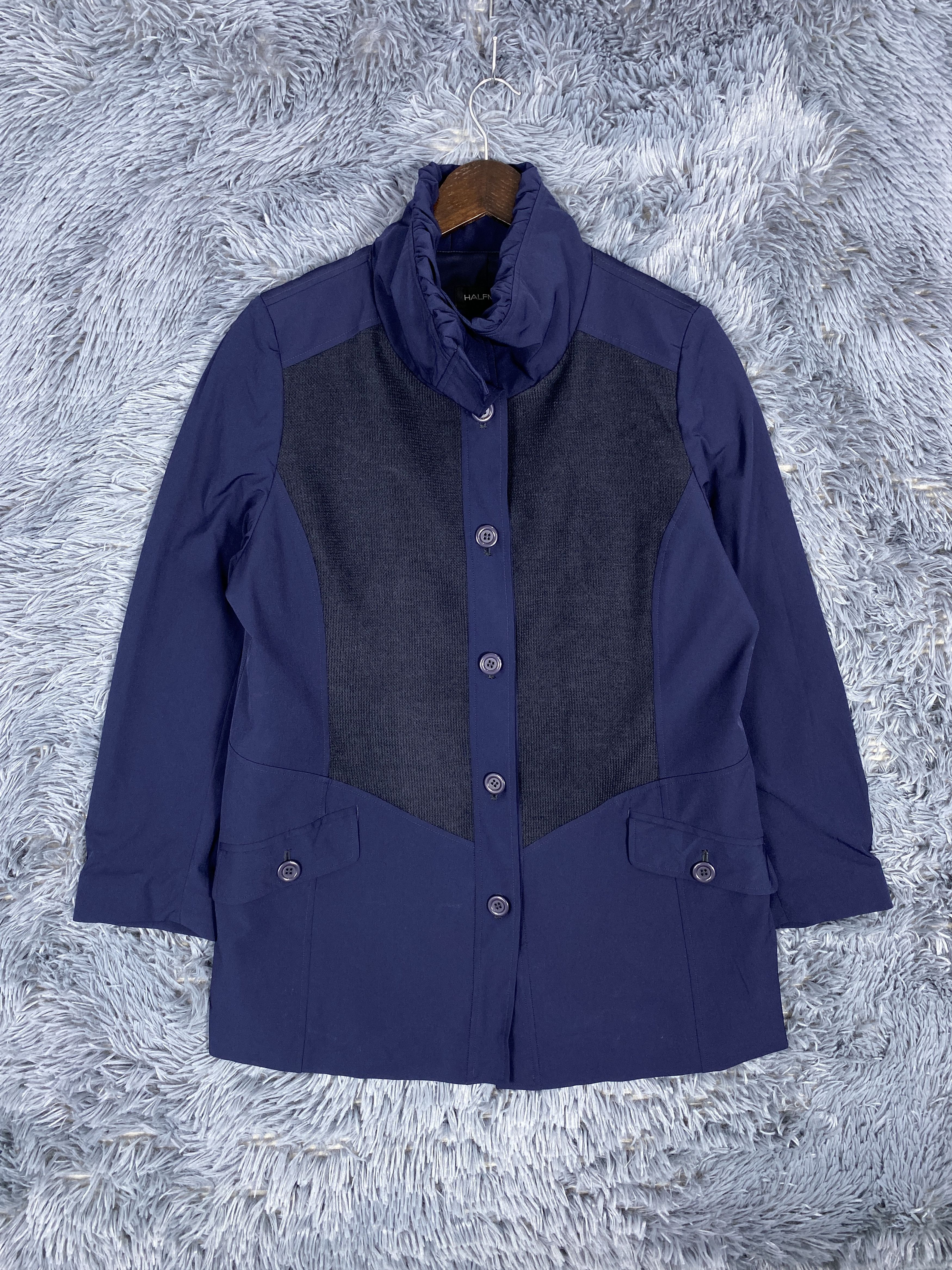 Japanese Brand Vintage Halftime Button Up Light Jacket Size US S / EU 44-46 / 1 - 1 Thumbnail
