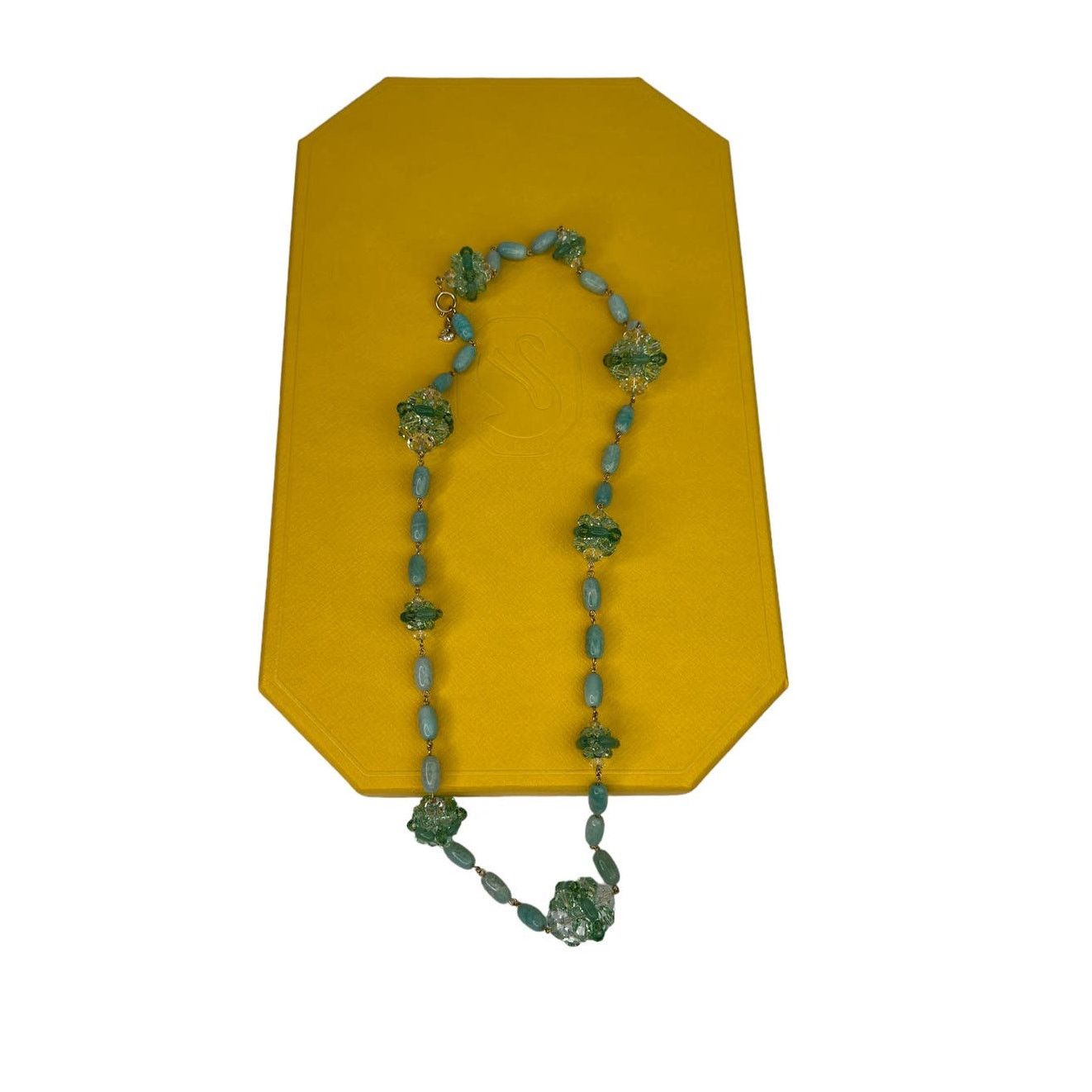 Swarovski Swarovski Somnia necklace Long, Green, Gold-tone plated M Size ONE SIZE - 1 Thumbnail