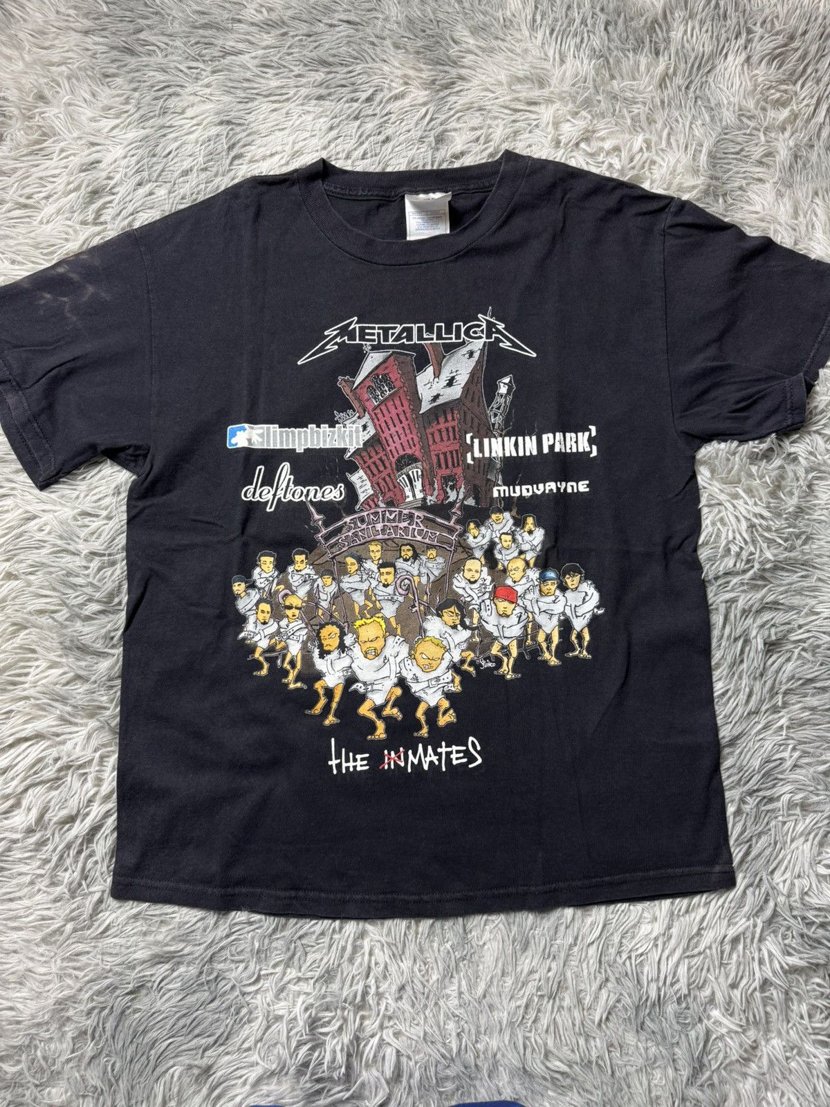 Vintage Vintage Summer Sanitarium 2003 Metallica Limp Bizkit Deftone Size US L / EU 52-54 / 3 - 1 Thumbnail