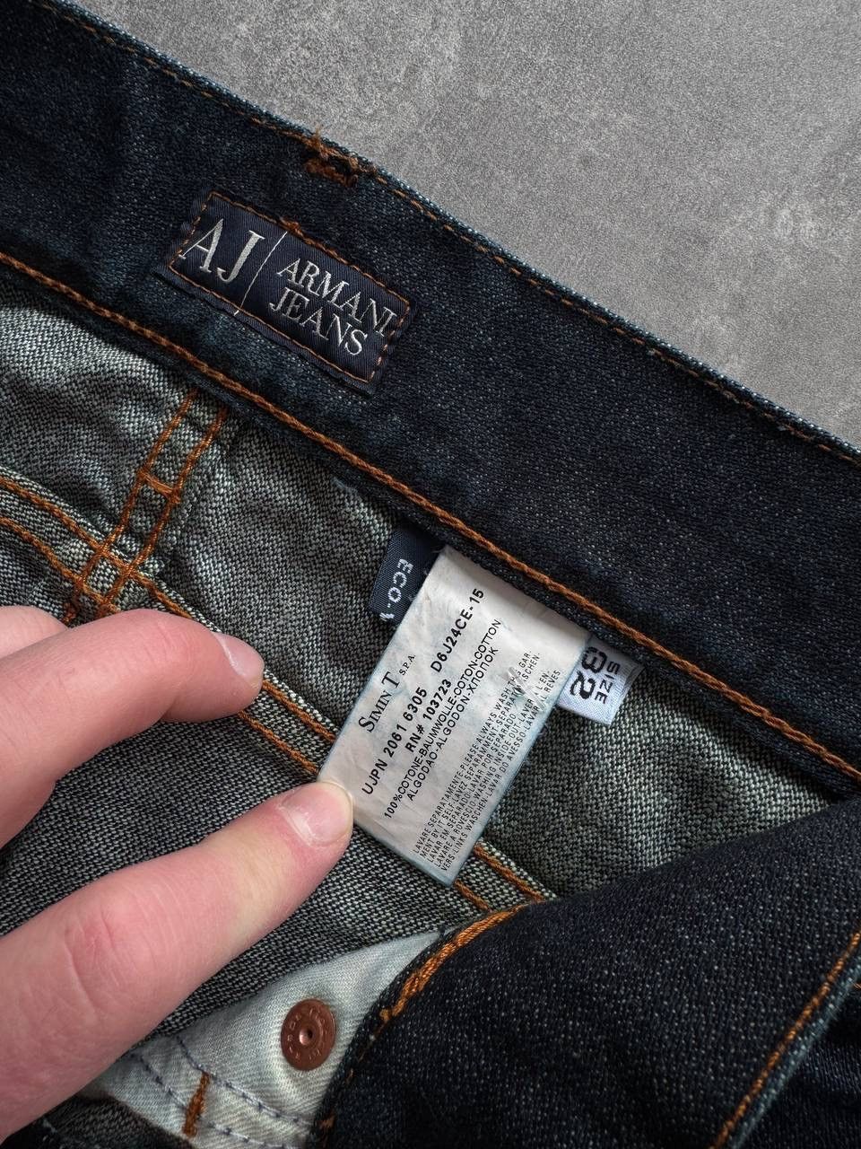 Emporio Armani Armani vintage denim jeans patch logo size 32 Size US 32 / EU 48 - 11 Thumbnail