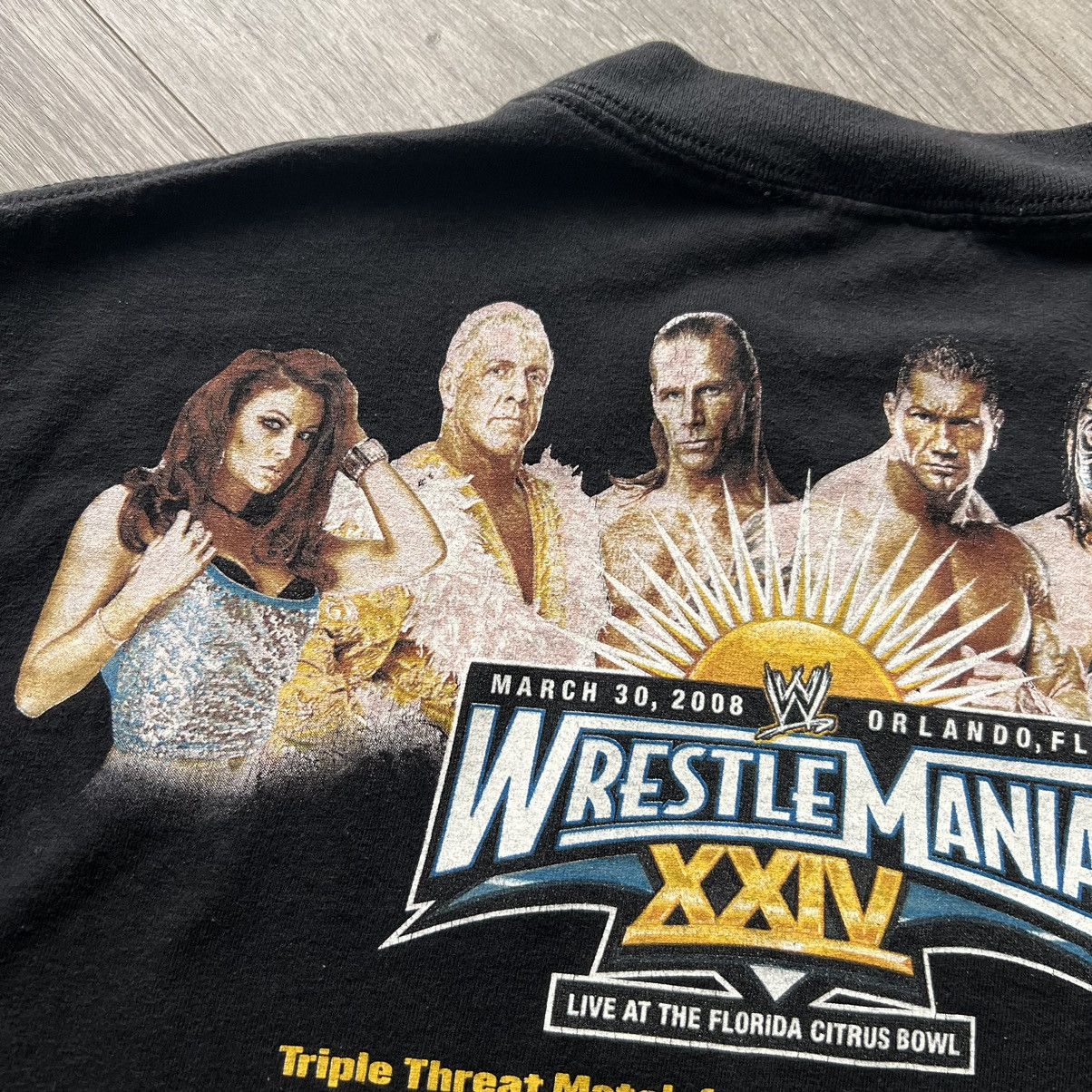 Band Tees Vintage wrestlemania t shirt undertaker big show Size US L / EU 52-54 / 3 - 7 Thumbnail