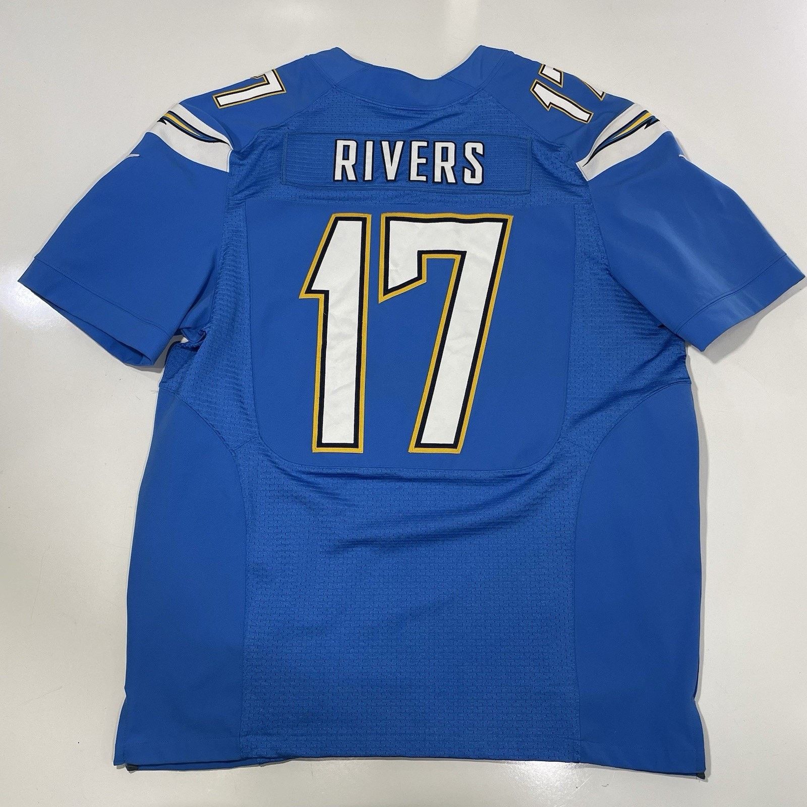 Nike Phillip Rivers #17 Team Issued Nike On-Field Jersey Blue 48 Size US L / EU 52-54 / 3 - 9 Thumbnail