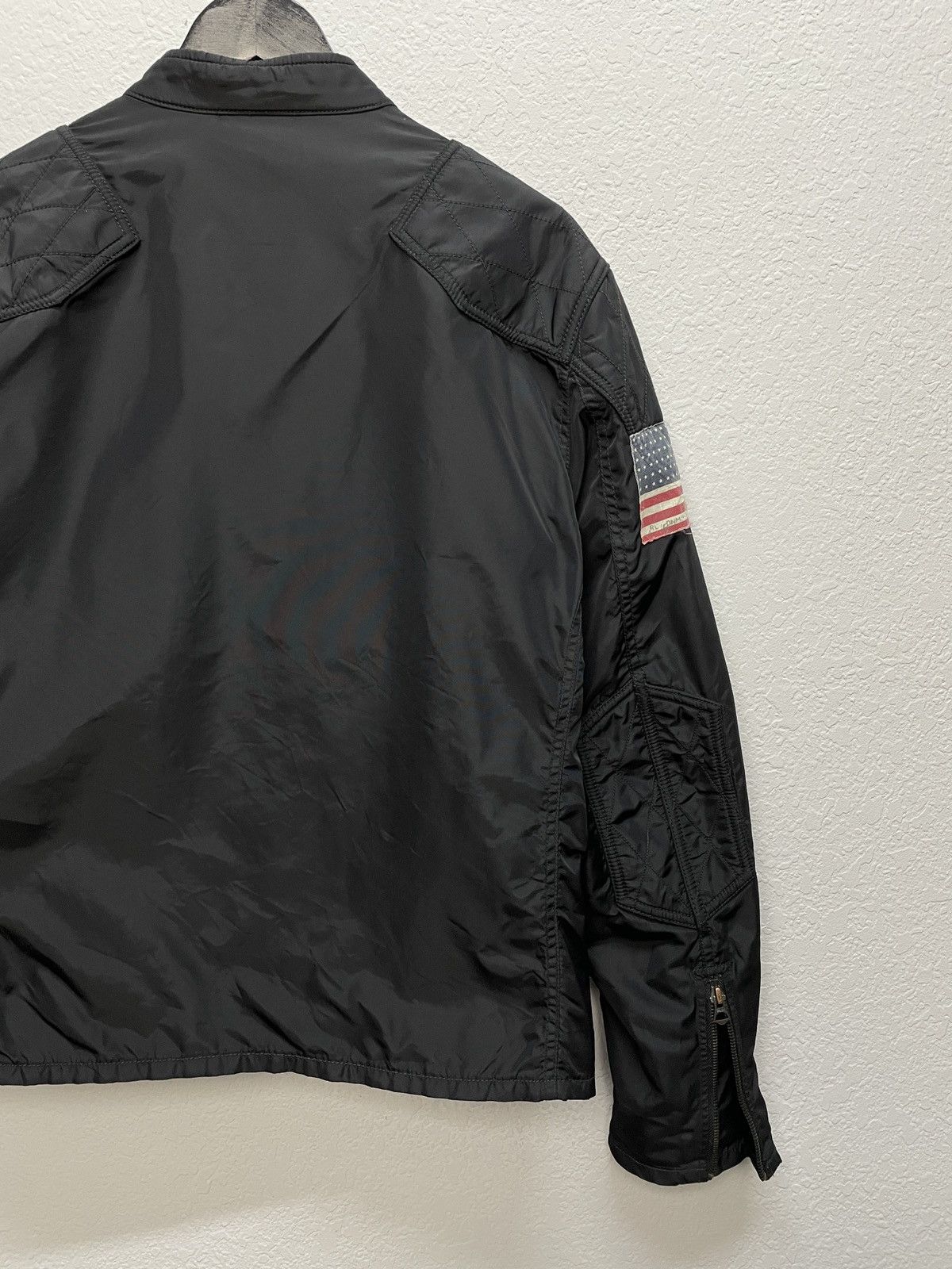 Vintage Vintage 00s Polo Ralph Lauren Denim & Suplly Biker Jacket Size US M / EU 48-50 / 2 - 12 Thumbnail