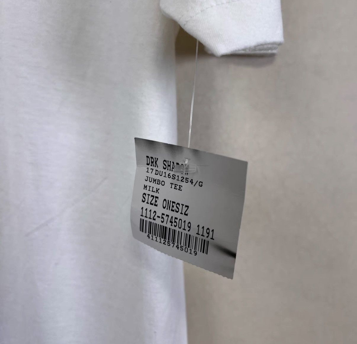 Rick Owens Rick Owens DRKSHDW Classic White Short Sleeve T-Shirt Size US M / EU 48-50 / 2 - 2 Thumbnail