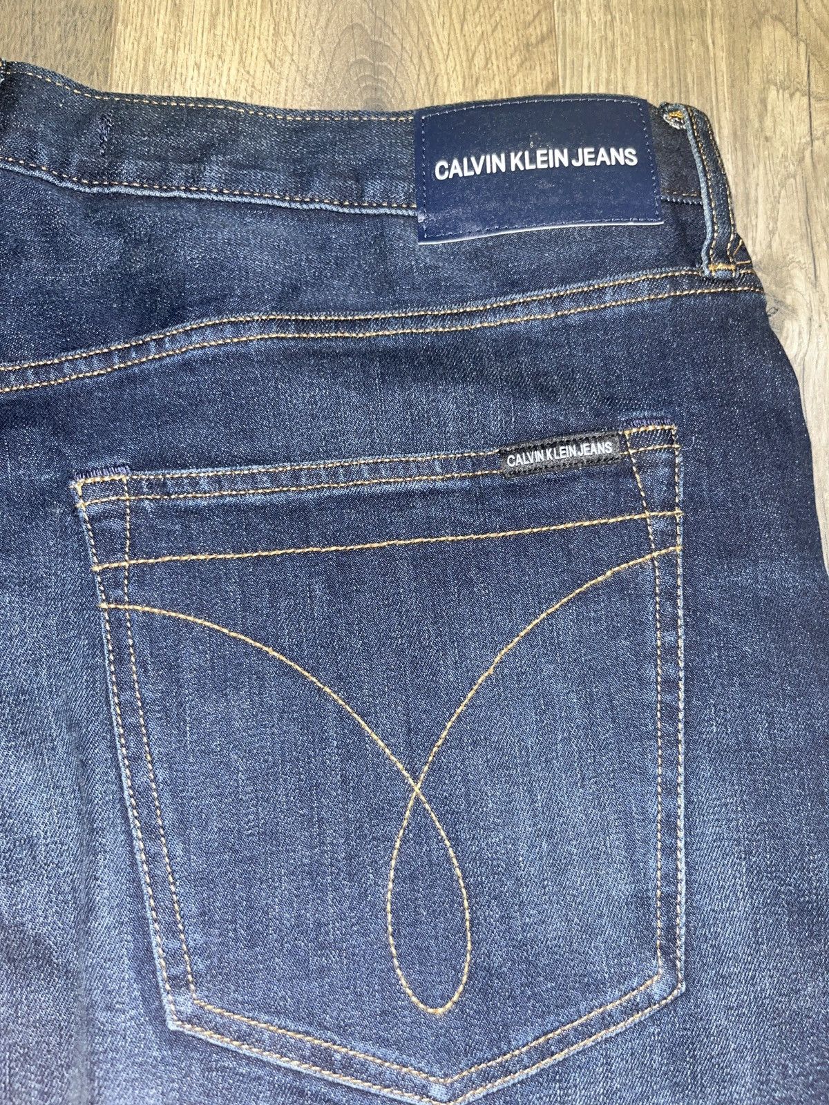 Calvin Klein Calvin Klein Navy Denim NWT Size US 32 / EU 48 - 4 Thumbnail