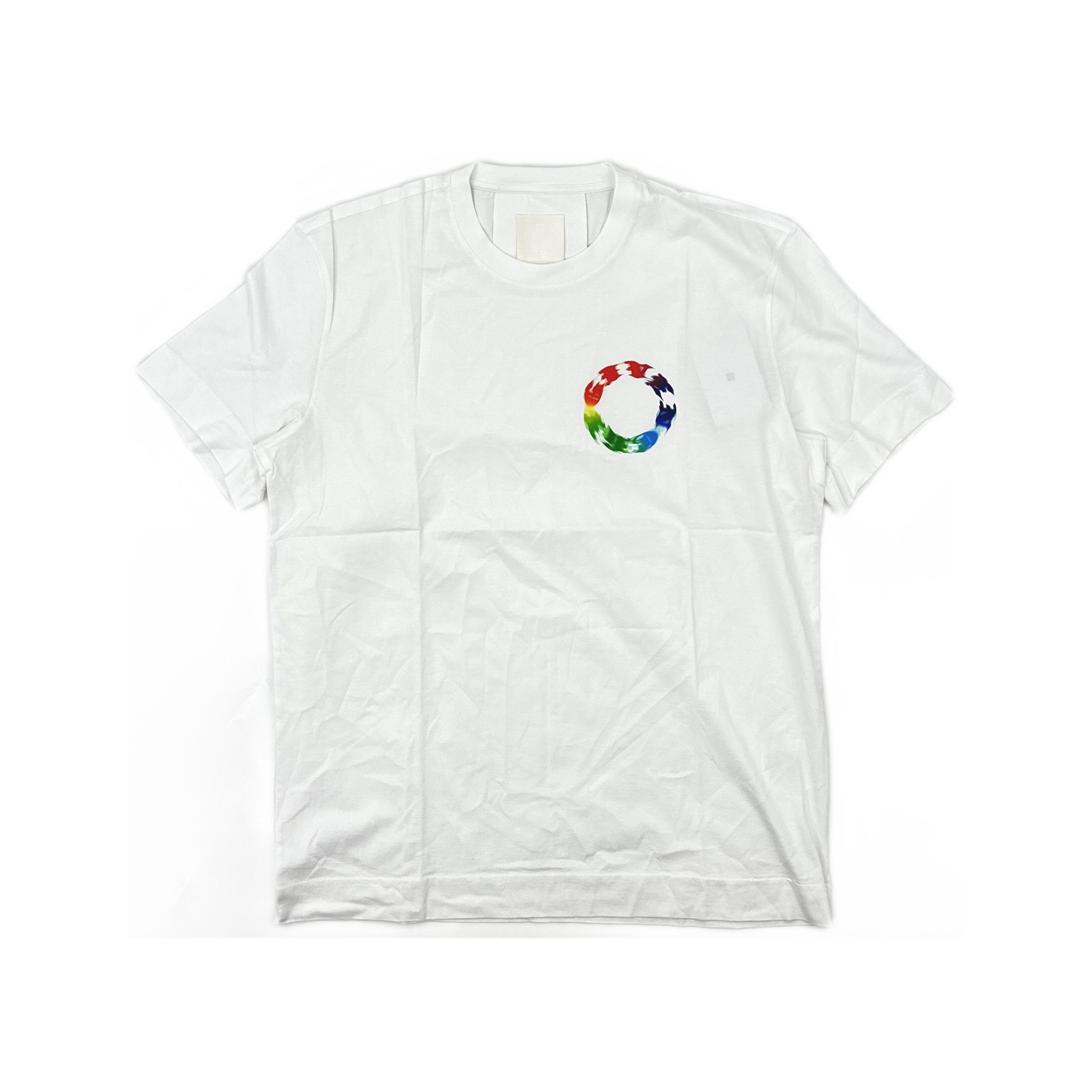 Givenchy Givenchy Rainbow Circle Logo T-Shirt Size XXL Size US XXL / EU 58 / 5 - 1 Thumbnail