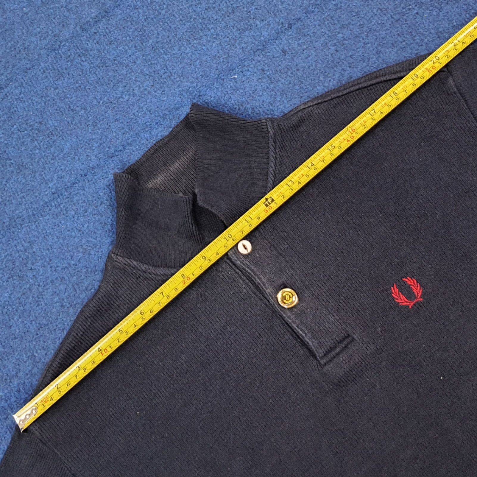 Fred Perry Vintage Fred Perry Sweatshirt Polo Made in Japan C278N23 Size US M / EU 48-50 / 2 - 11 Thumbnail
