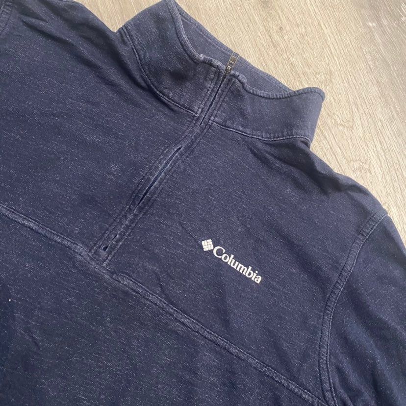 Columbia Columbia Denim Looking Athletic Quarterzip Men Medium G-11 Size US M / EU 48-50 / 2 - 3 Thumbnail