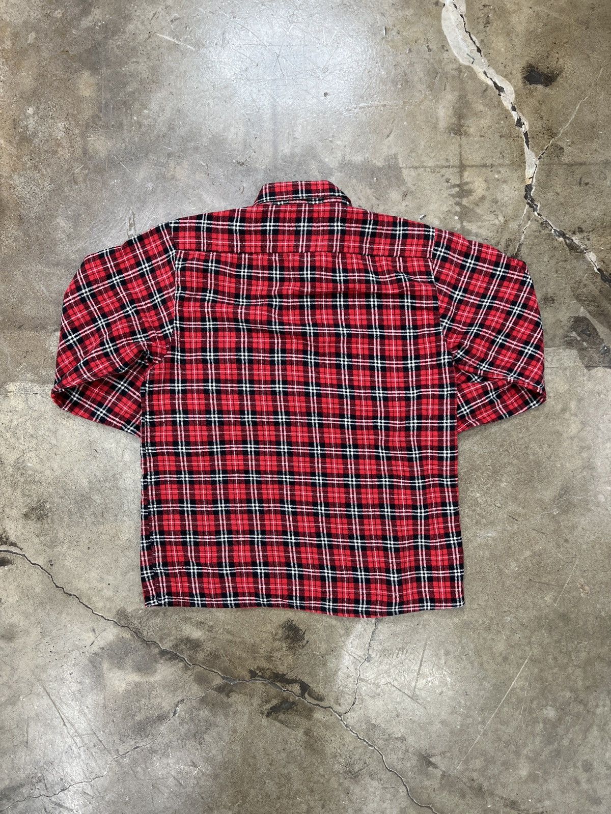 JNCO × Vintage Vintage JNCO Button Up Red Flannel Medium Size US M / EU 48-50 / 2 - 4 Thumbnail