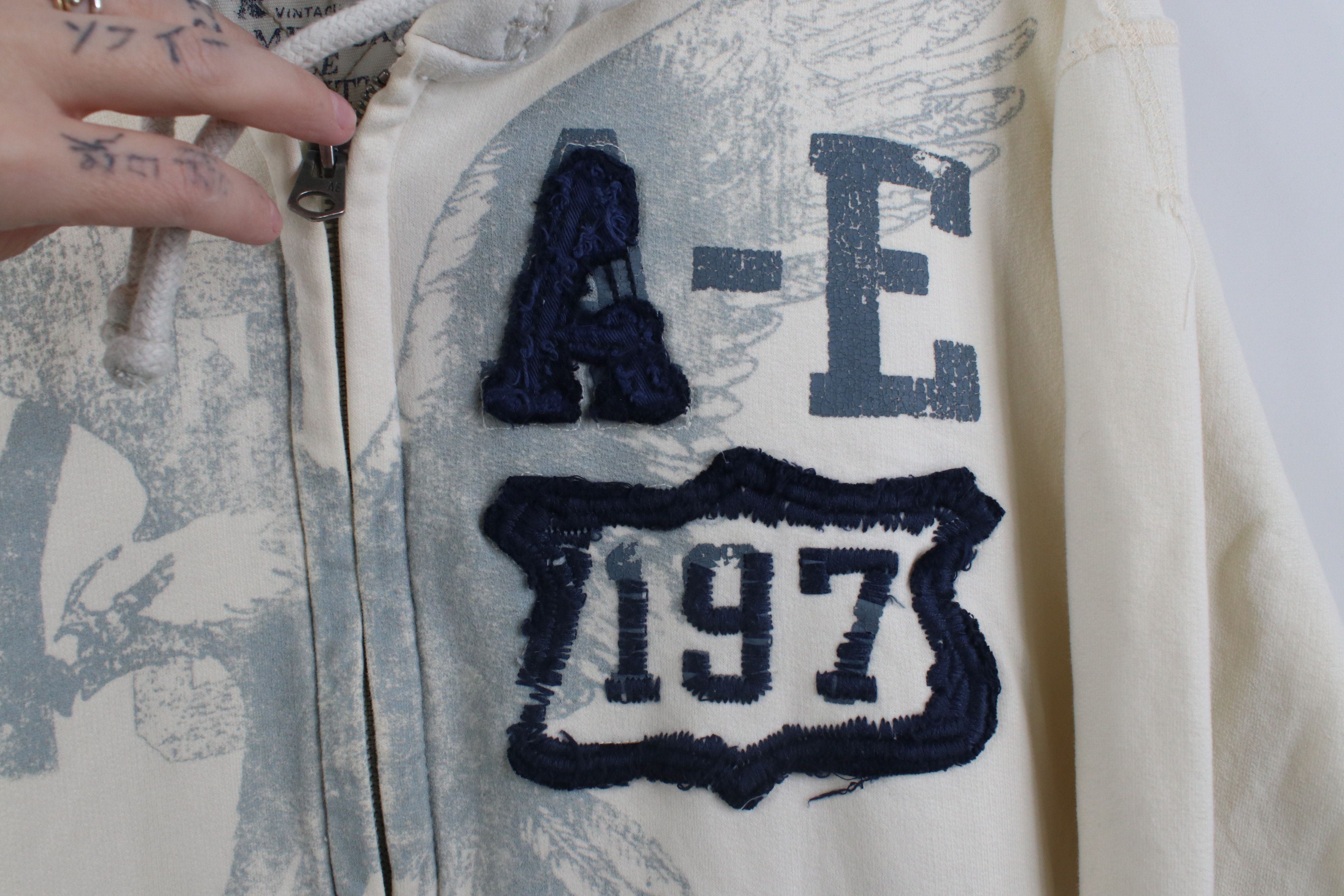 American Eagle Outfitters Vintage Y2K American Eagle Outfitters Zip Hoodie Sweatshirt Size XL / US 12-14 / IT 48-50 - 4 Thumbnail