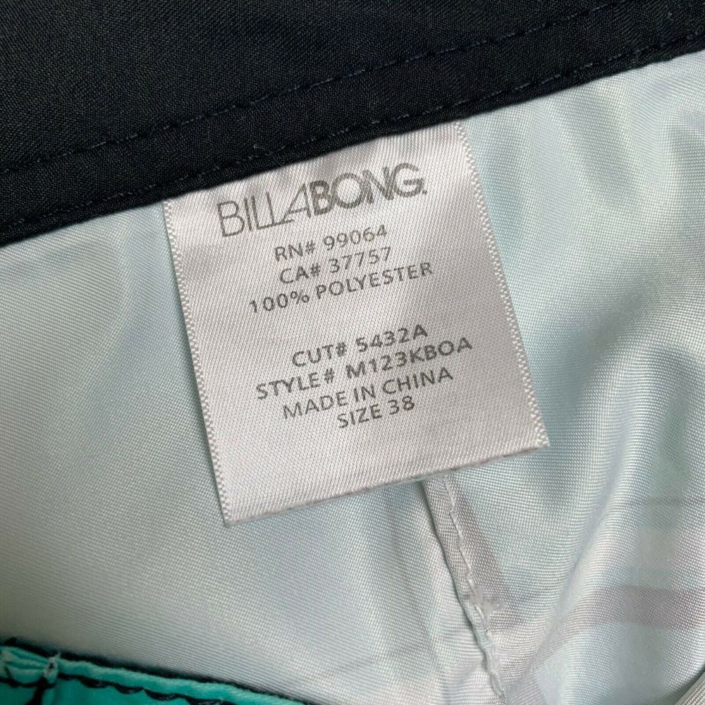 Billabong Billabong Mens 38 Board Surf Swim Shorts Trunks Blue Plaid Size US 38 / EU 54 - 3 Thumbnail
