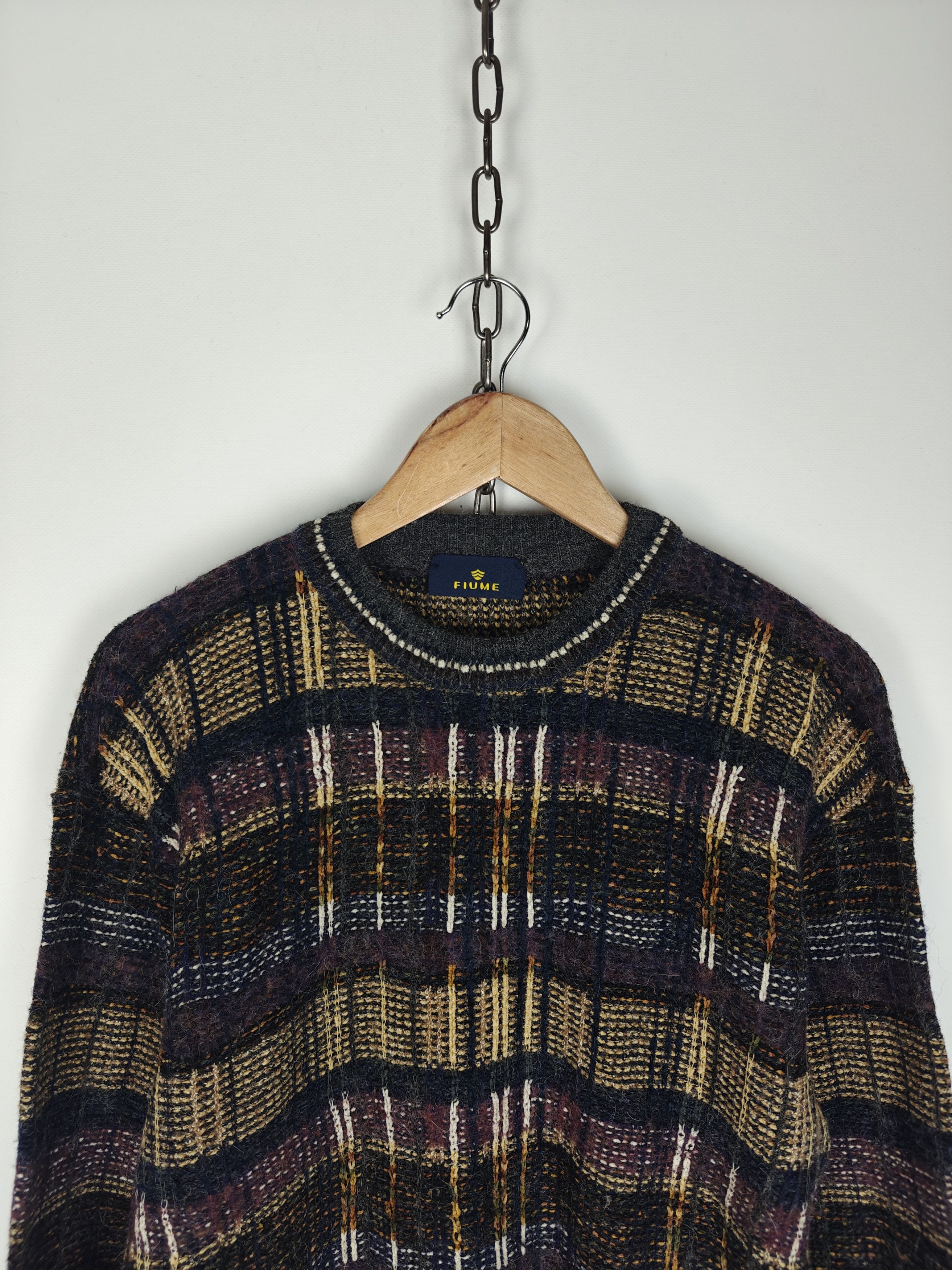 Other Fiume Knit Sweater Italy Pullover Multicolor size IT56 Size US XL / EU 56 / 4 - 2 Thumbnail