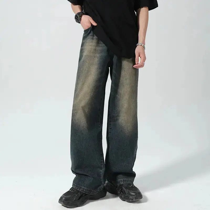Japanese Brand Loose straight and wide leg jeans Size US 32 / EU 48 - 6 Thumbnail
