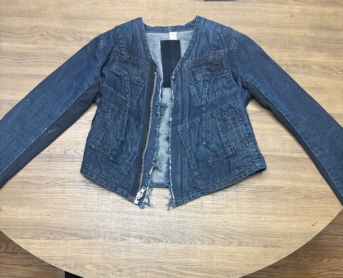 Rick Owens Rick owens slab patchwork denim jacket Size US M / EU 48-50 / 2 - 1 Thumbnail