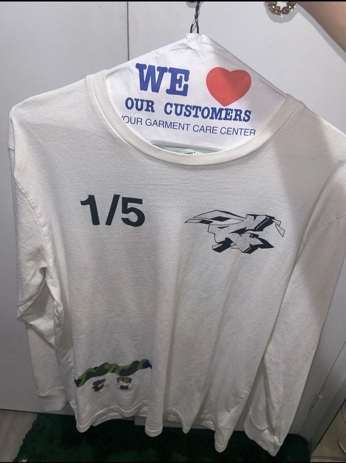 Off-White Off White Long Sleeve Size Xl Preowned Size US XL / EU 56 / 4 - 1 Thumbnail