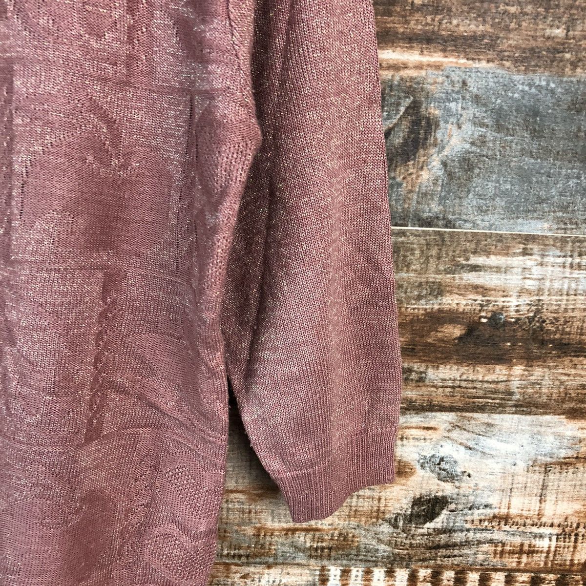 Homespun Knitwear × Japanese Brand Dia Sunny vintage Pink Knitwear #A1569 Size M / US 6-8 / IT 42-44 - 8 Thumbnail