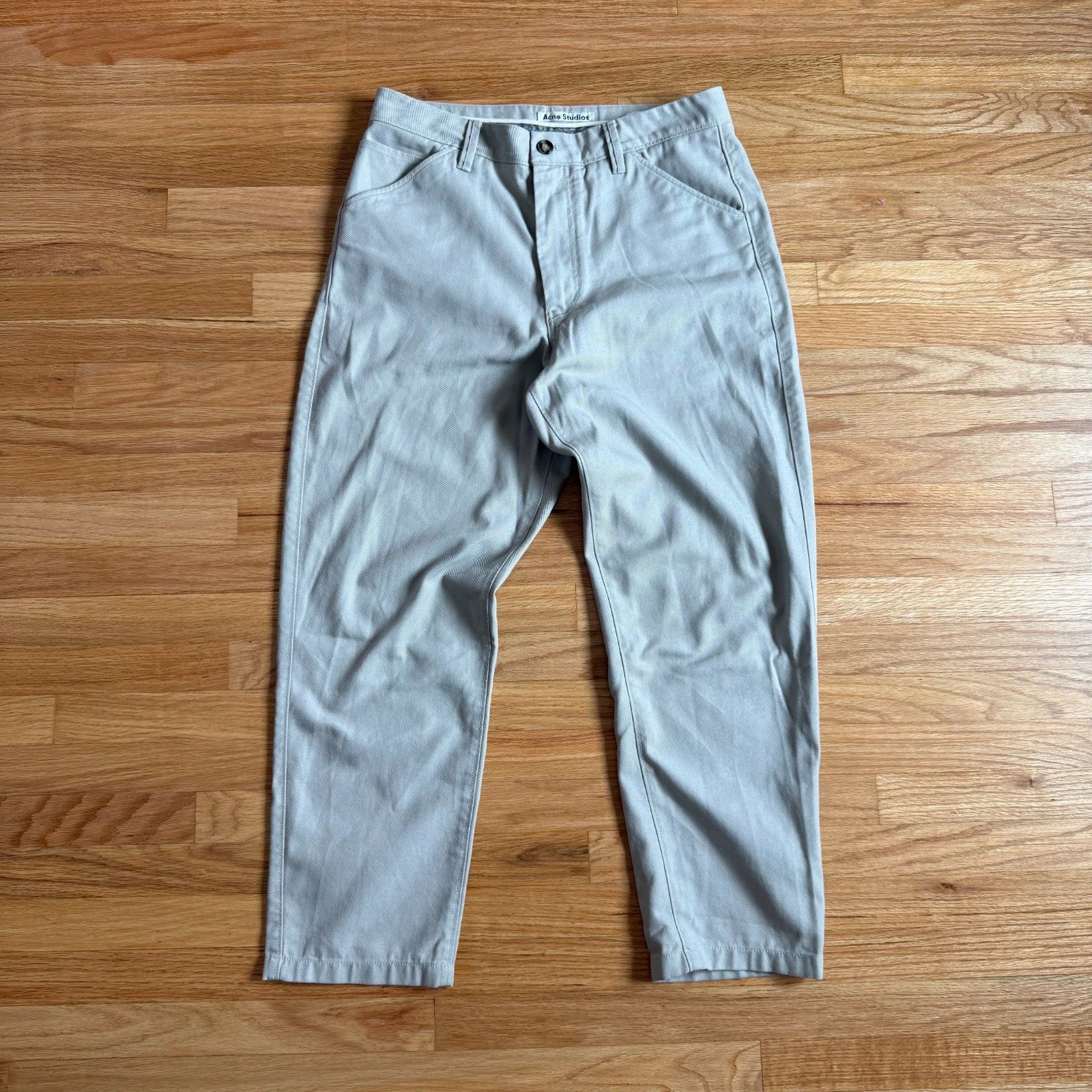 Acne Studios Acne Studios AW17 Allan W Twill Trousers Size US 32 / EU 48 - 1 Thumbnail