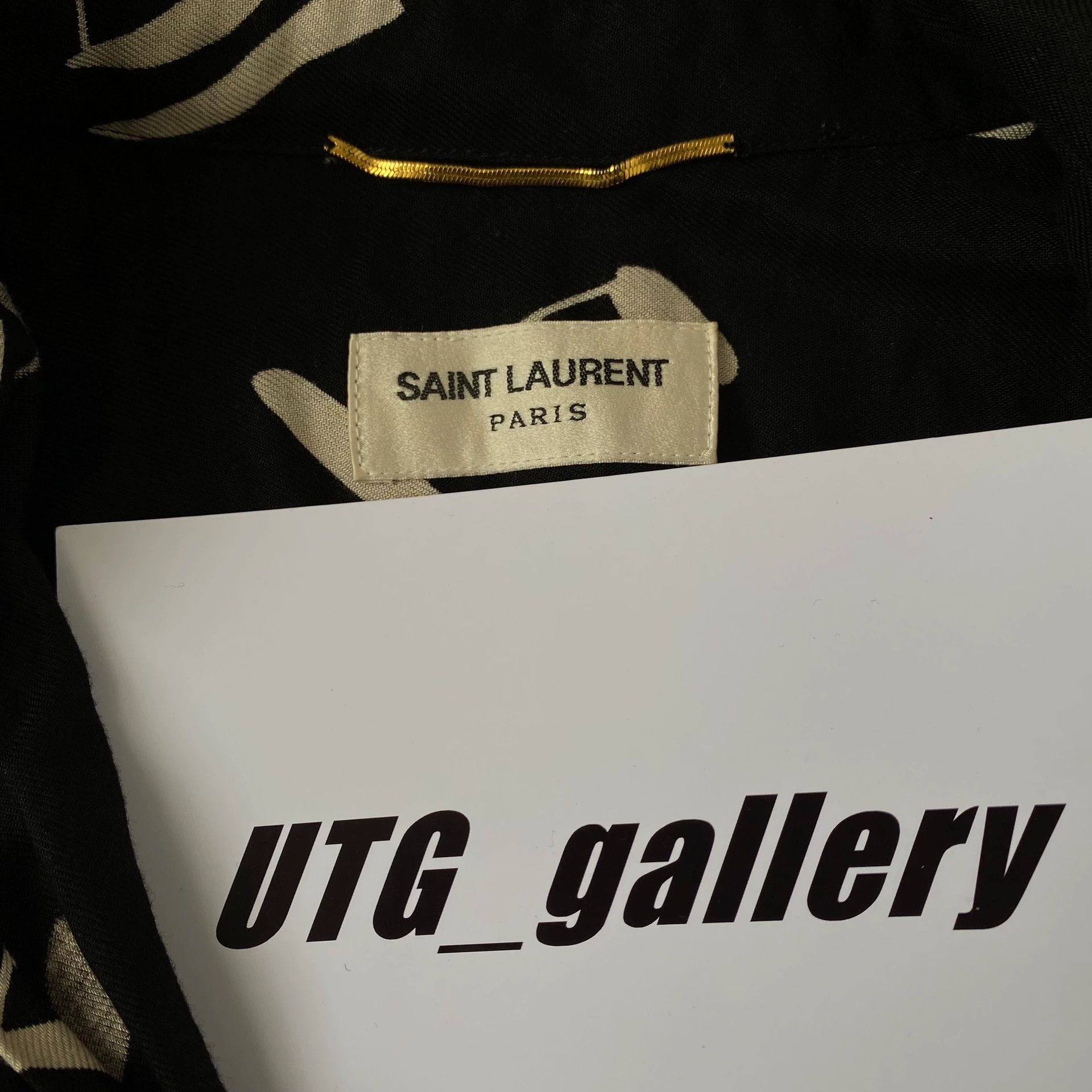 Saint Laurent Paris Saint Laurent SLP Musical Note Shirt Size US M / EU 48-50 / 2 - 6 Thumbnail