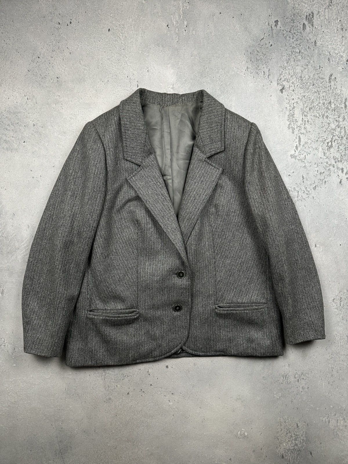 Ermenegildo Zegna Vintage Zegna Wool Blazer Grey Tailored Classic Minimalist Size XL / US 12-14 / IT 48-50 - 1 Thumbnail