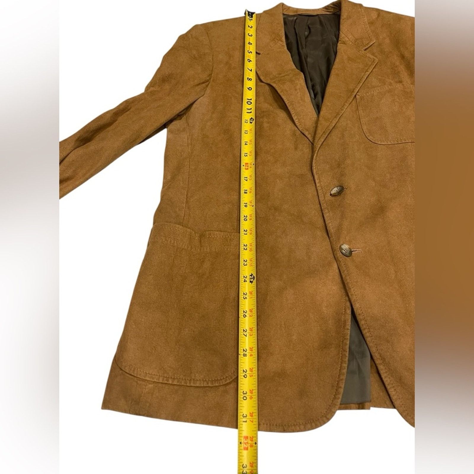 Dior Christian Dior Authentic Camel Brown Suede Jacket Size 44L - 6 Thumbnail