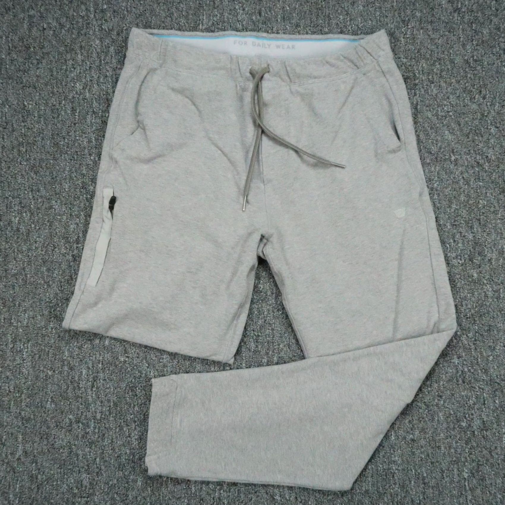 Vintage Mack Weldon Pants Mens Large Gray Ace Jogger Athletic Zip Pocket Stretch Size US 33 - 2 Thumbnail