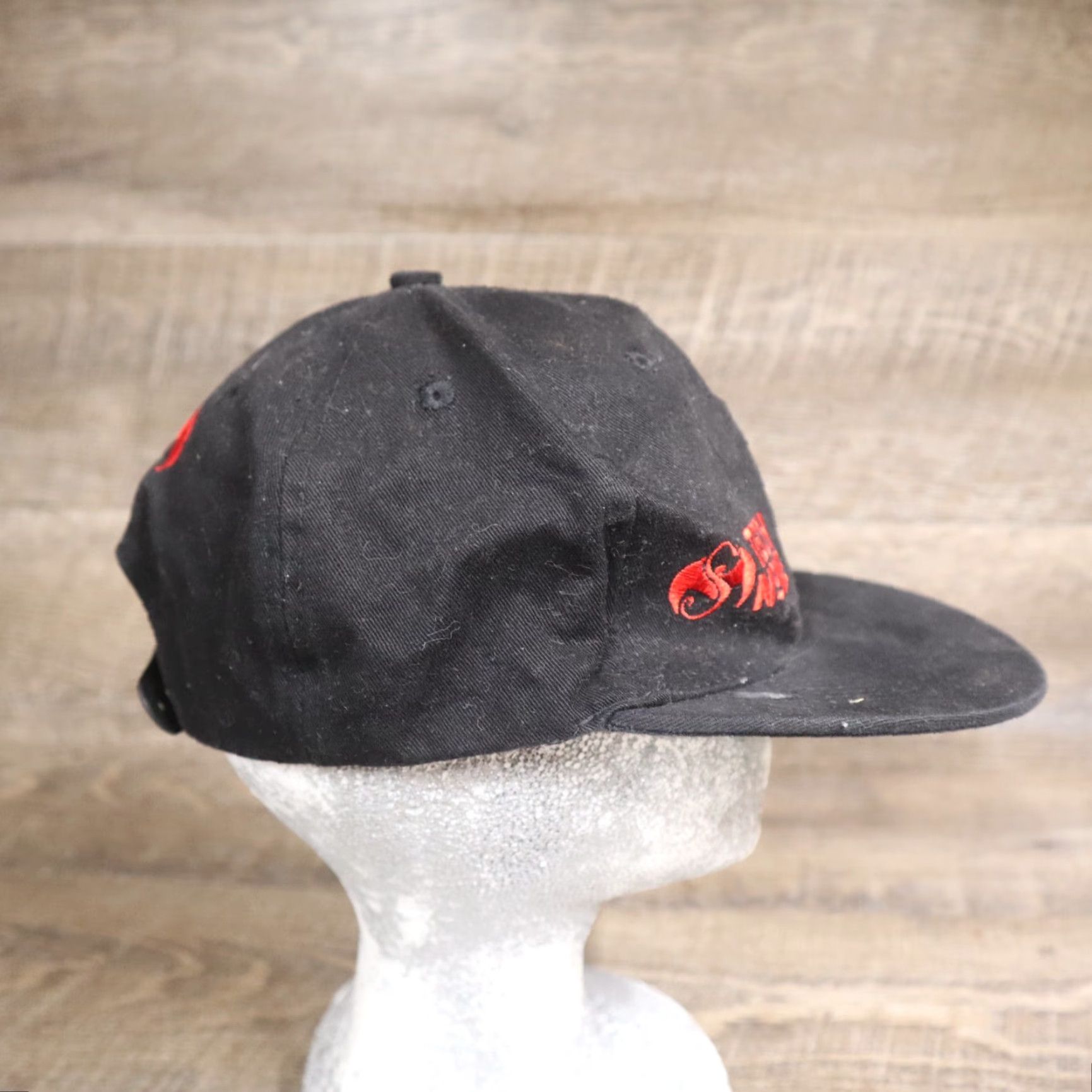 Vintage VINTAGE STRANGE MUSIC Baseball Cap Hat Adult Adjustable Black Official Unisex Size US M / EU 48-50 / 2 - 3 Thumbnail