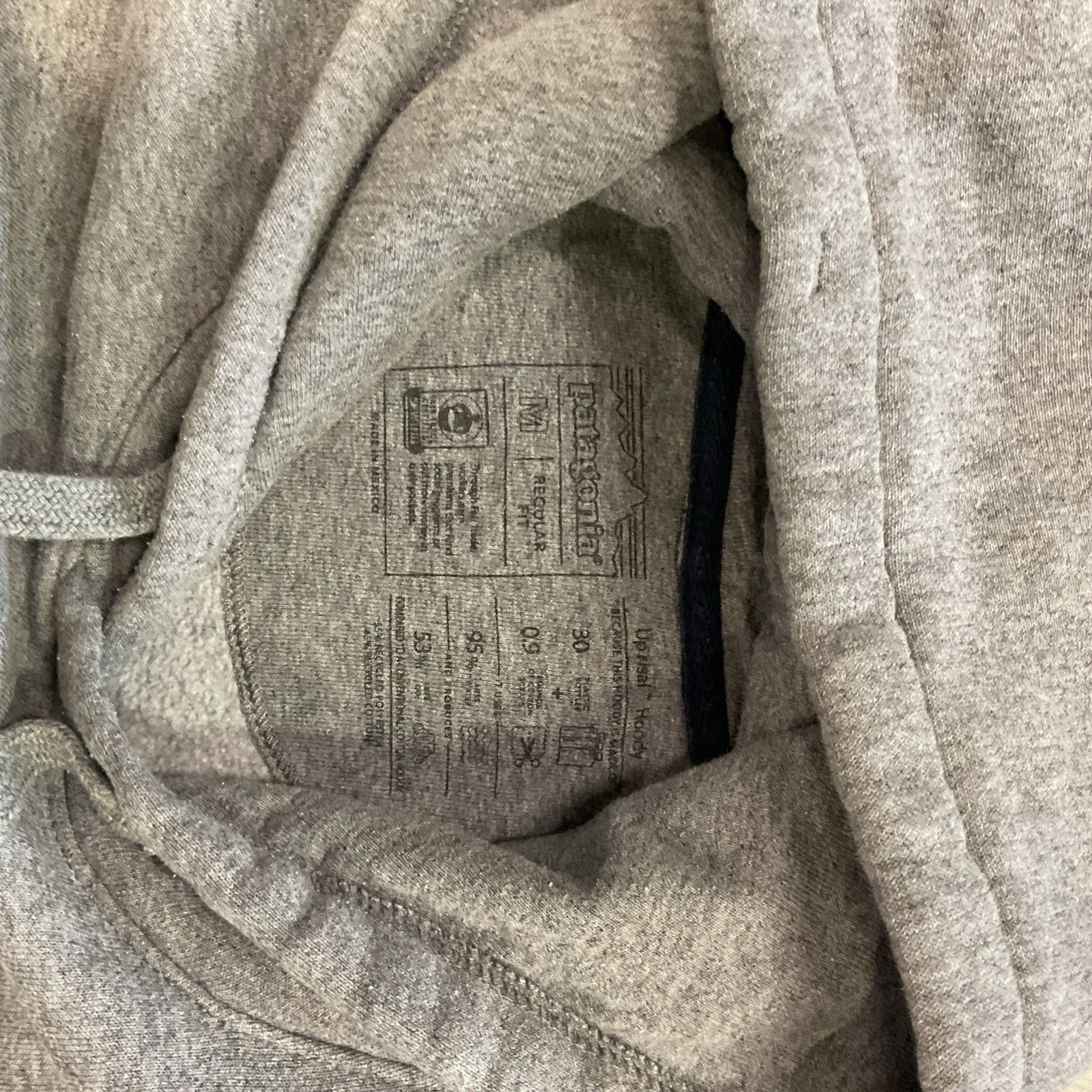 Patagonia Patagonia Uprisal Gray logo hoodie Size US M / EU 48-50 / 2 - 3 Thumbnail