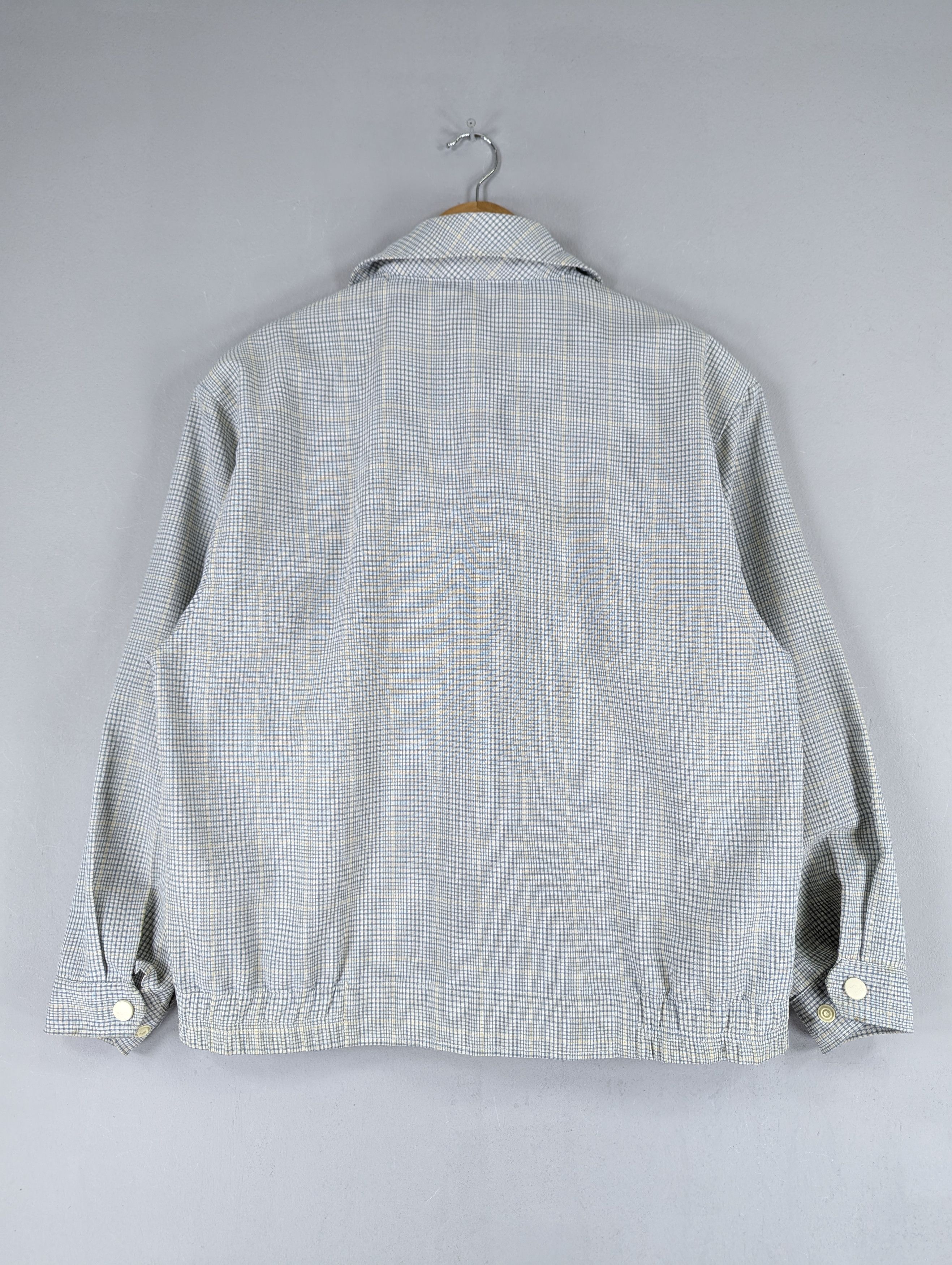 Japanese Brand × Vintage Vintage 90s Gianni Valentino Checkered Casual Light Jacket Size US M / EU 48-50 / 2 - 12 Thumbnail