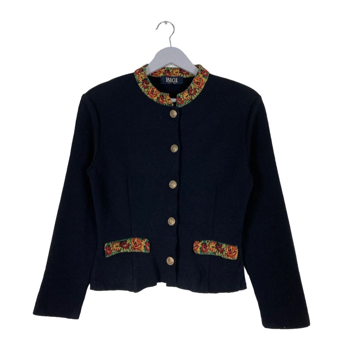 image of Bigi Made In Japan Womenwear Coat Jacket in Black, Women's (Size Small)