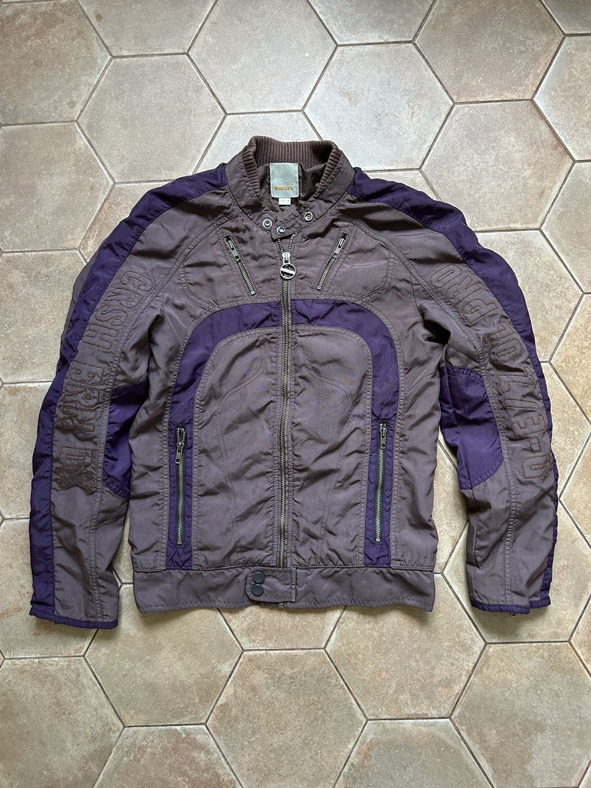 Vintage Diesel Jacket Velvet Corduroy Retro Hype Y2K