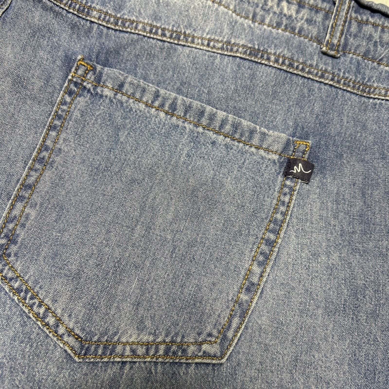 JNCO Deadstock Beyond Baggy Jeans Womens 20w - 45x33 Raw Hem Wide Size 42" / US 20 - 21 Thumbnail