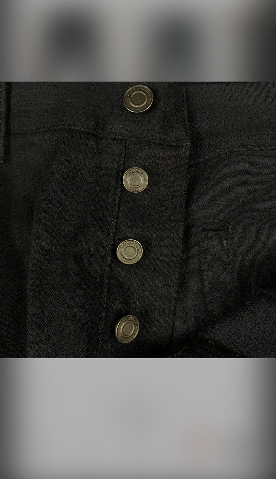 Saint Laurent Paris FW13- black D01 skinny denim by hedi slimane Size US 32 / EU 48 - 10 Thumbnail