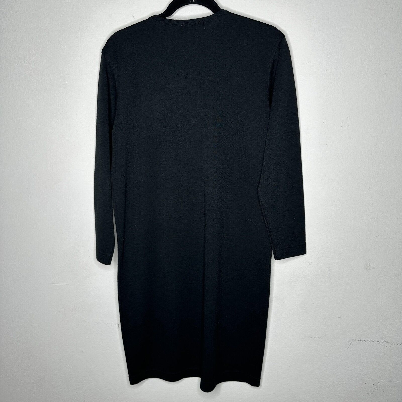 Other Liz Claiborne Black Henley V-Style 3/4 Sleeve Wool Dress M Size M / US 6-8 / IT 42-44 - 6 Thumbnail