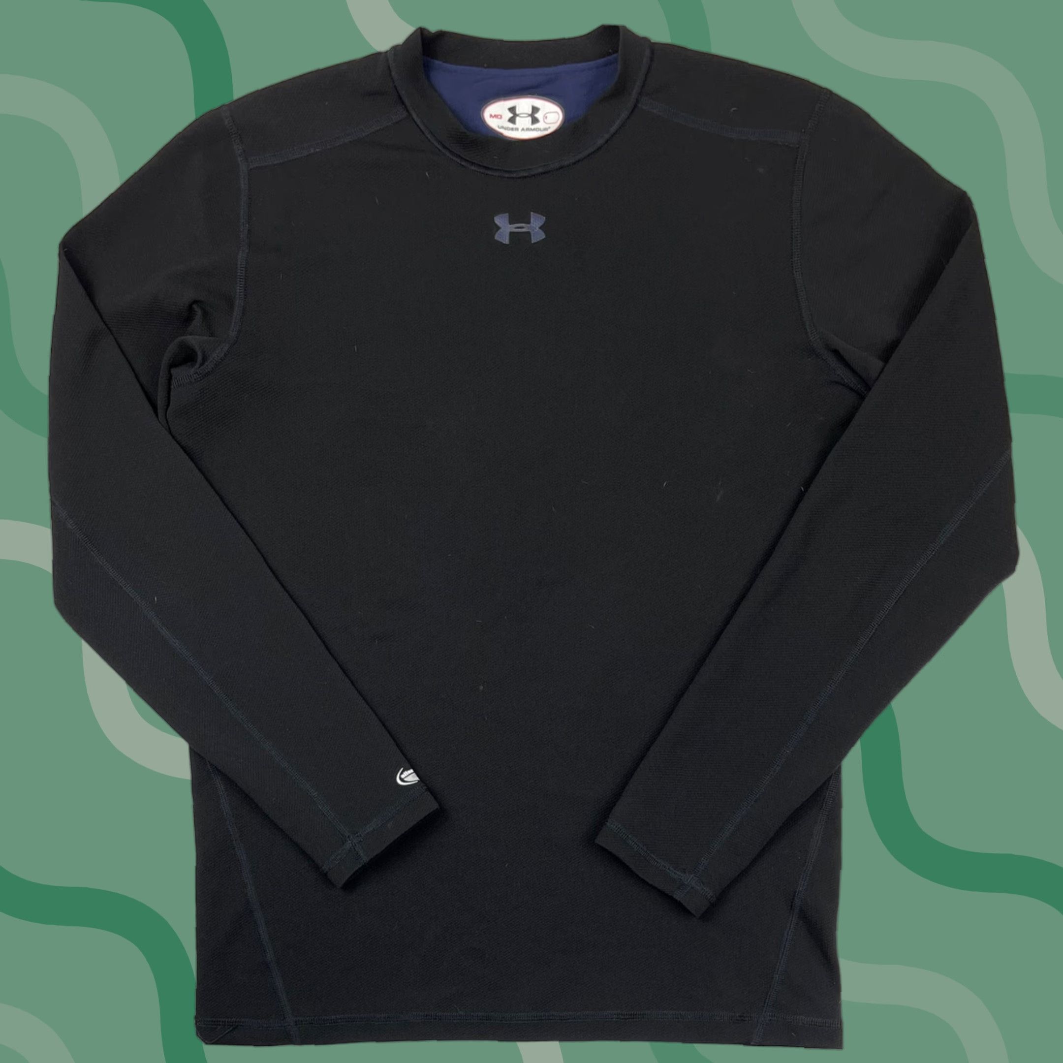 Under Armour Under Armour Men's Black M Compression Shirt HeatGear Workout Gym Long Sleeve Shirt Size US M / EU 48-50 / 2 - 1 Thumbnail