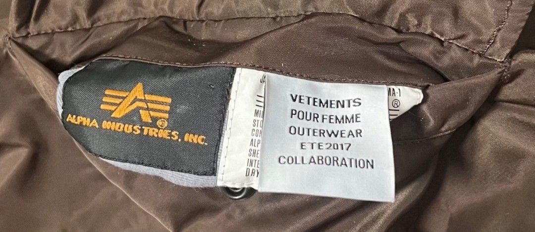 Vetements Vetements x alpha industries archive bomber Size US S / EU 44-46 / 1 - 7 Thumbnail