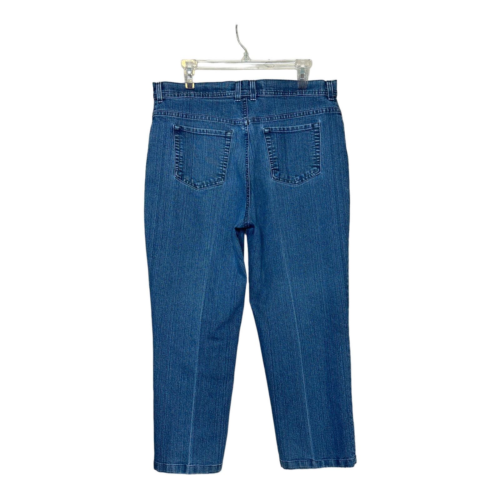 Gloria Vanderbilt Gloria Venderbilt blue cropped stretch jeans size 16 Size 38" / US 16 / IT 52 - 6 Thumbnail