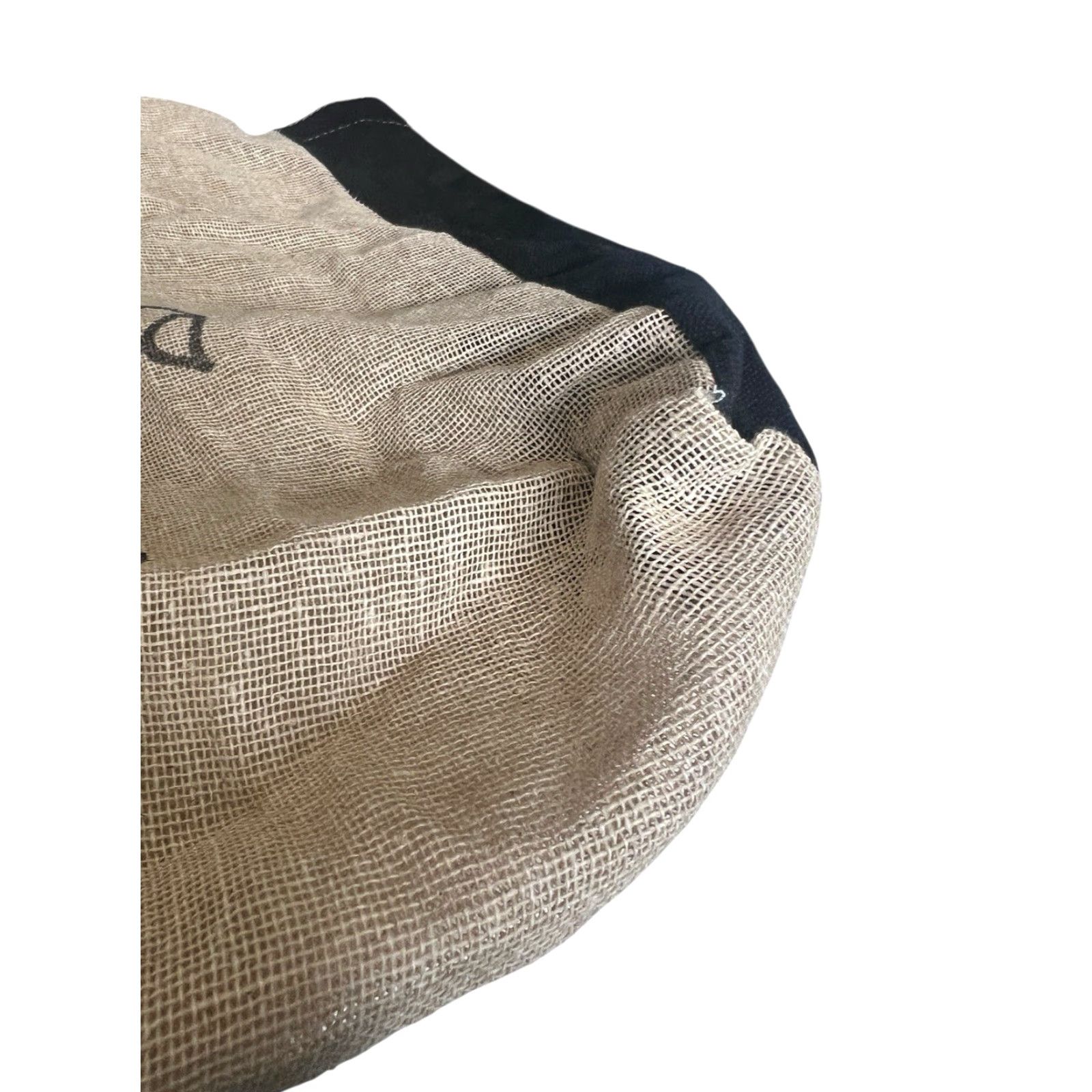 FREEBIRD VINTAGE FREEBIRD By Steven Tan & Black LOGO JUTE BAG Shoulder Tote Travel Tan Womens 14” tall 16.5” wide 4.5” deep Size ONE SIZE - 4 Thumbnail