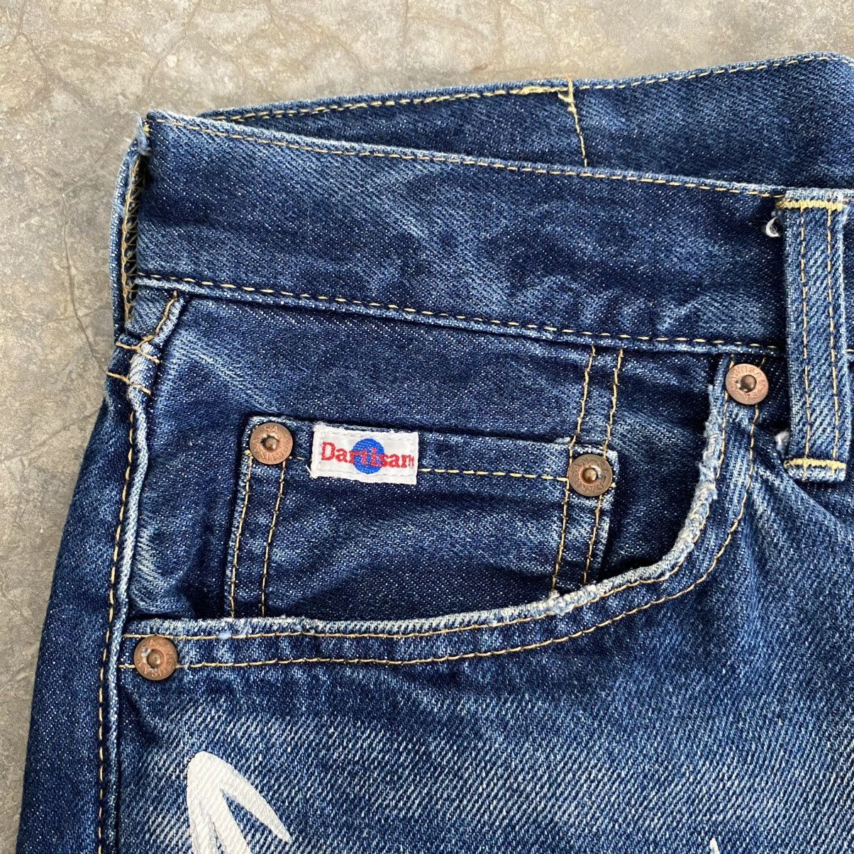 Studio D'Artisan Vintage Studio D’Artisan Art Hand Painted Denim Shorts Jorts Size US 31 - 11 Thumbnail
