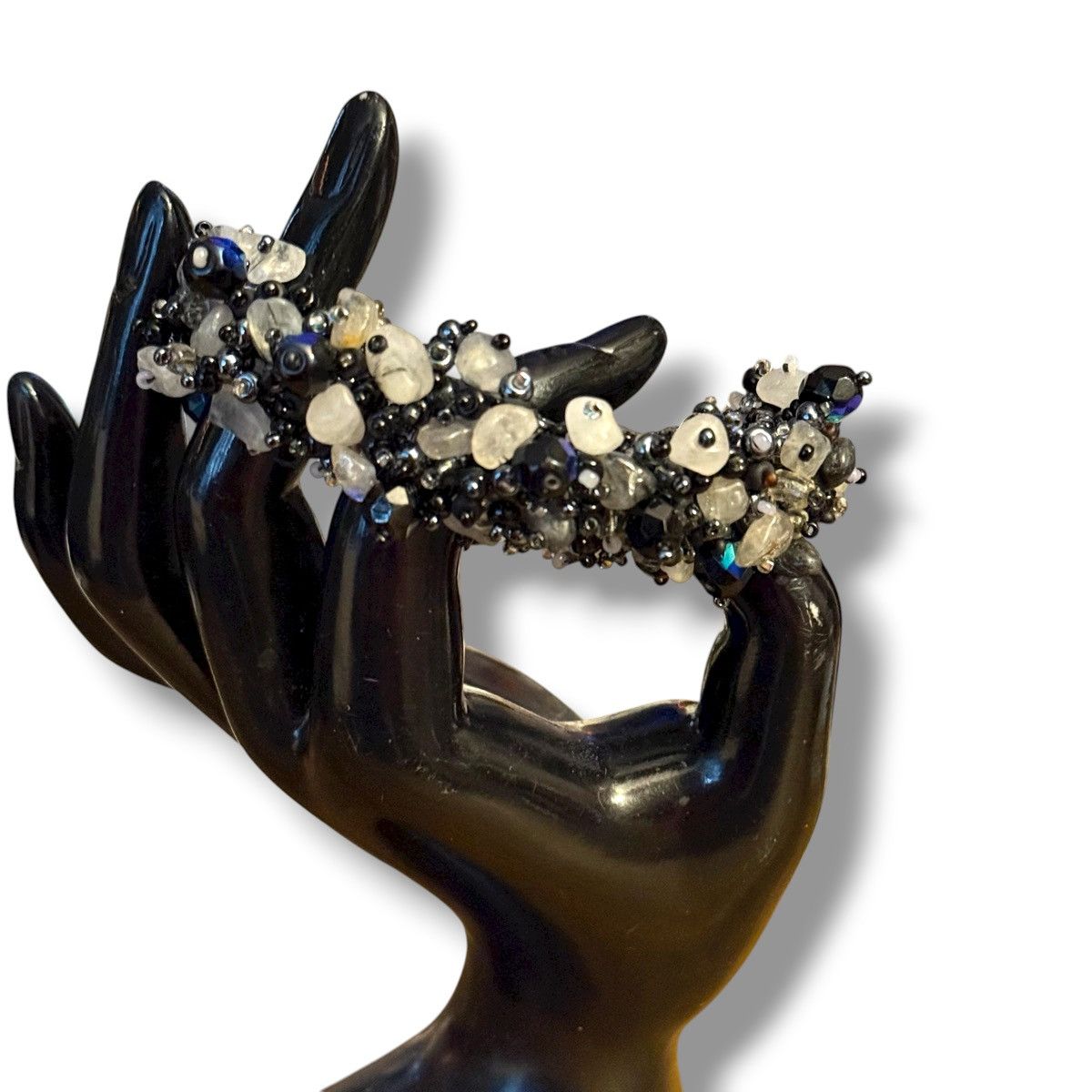 Other Beaded Czech glass and Tourmalated Quartz bracelet Size ONE SIZE - 3 Thumbnail