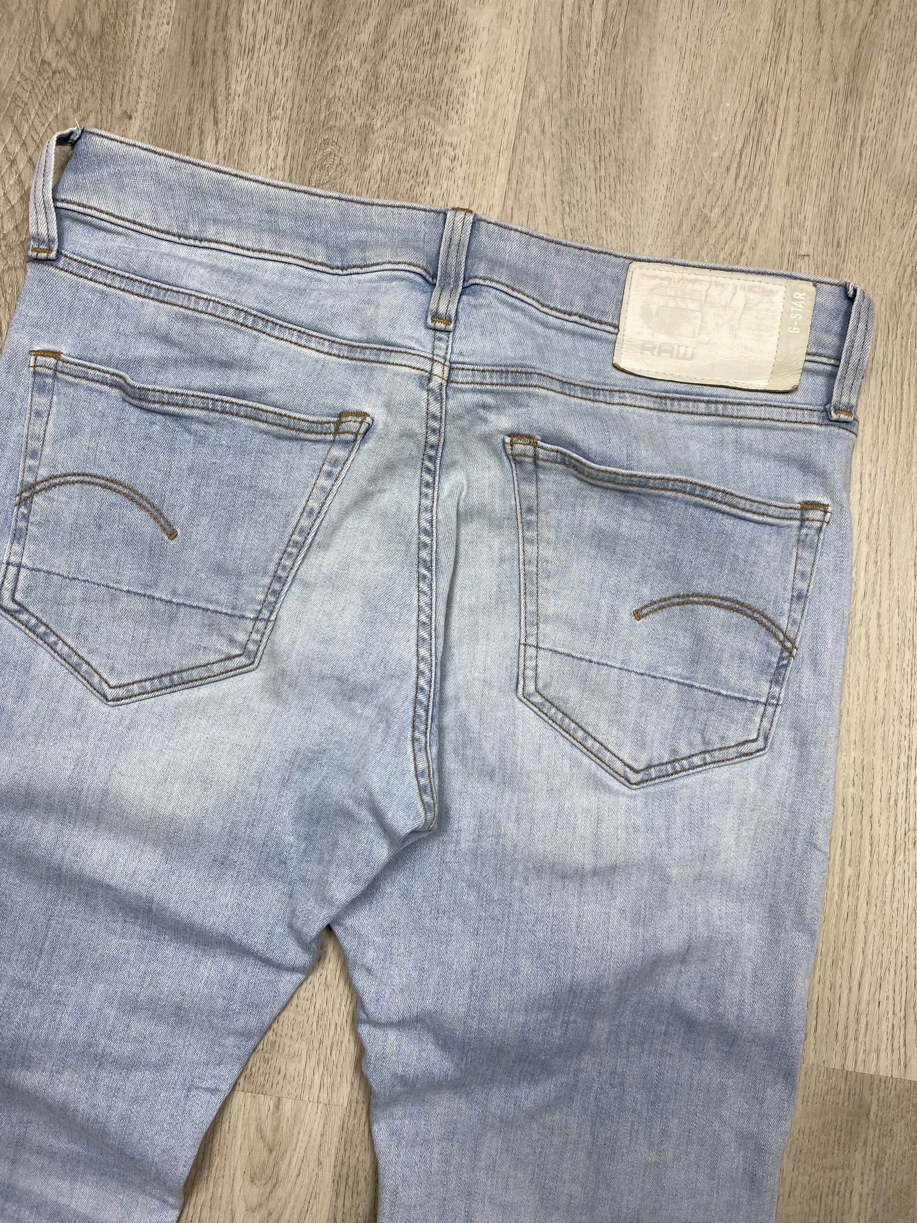 G-Star G Star Raw 3301 Mens Deconstructed Slim Denim Pants Jeans Size US 30 / EU 46 - 2 Thumbnail