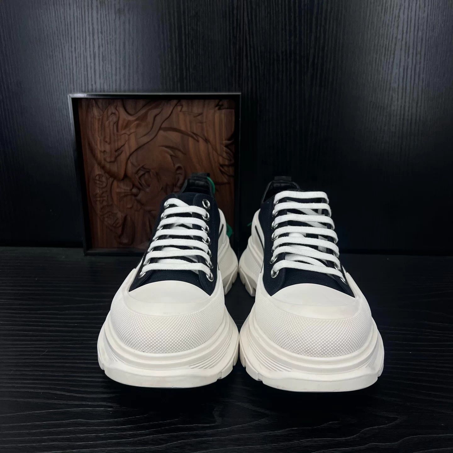 Alexander McQueen McQueen Black/White Martin Boots 41 Near New Size US 8 / EU 41 - 4 Thumbnail