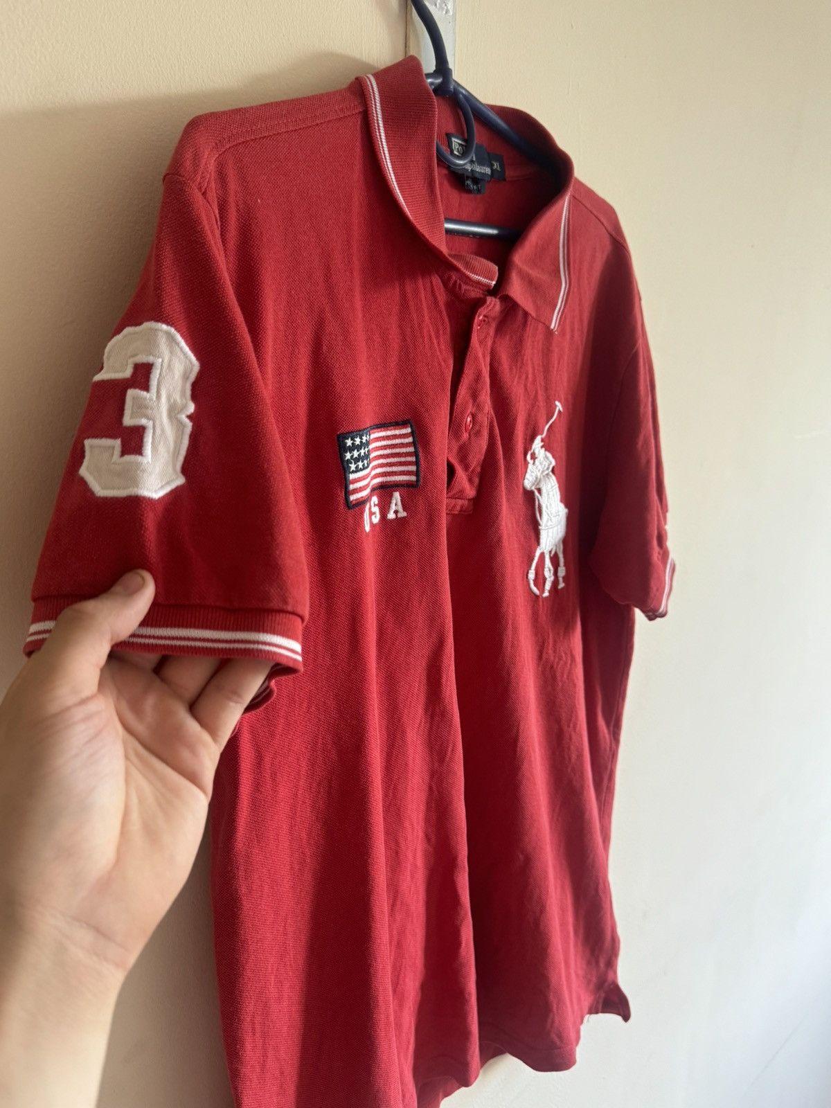 Vintage Vintage Polos USA Polo Ralph Lauren Size US XL / EU 56 / 4 - 2 Thumbnail