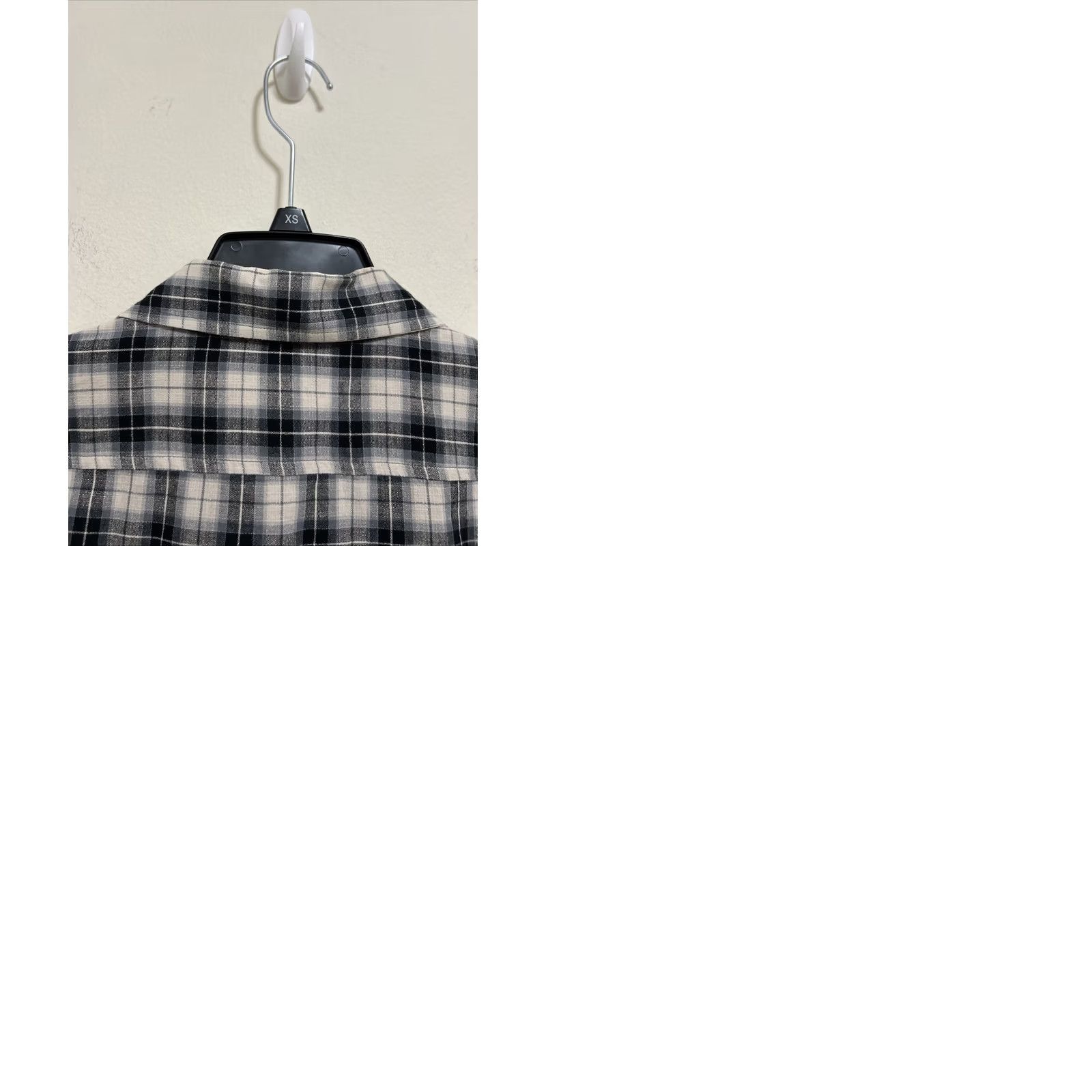 Rag & Bone Rag & Bone Shirt Mens M White Black Tailored Workwear Plaid Flannel Button Up Size US M / EU 48-50 / 2 - 9 Thumbnail