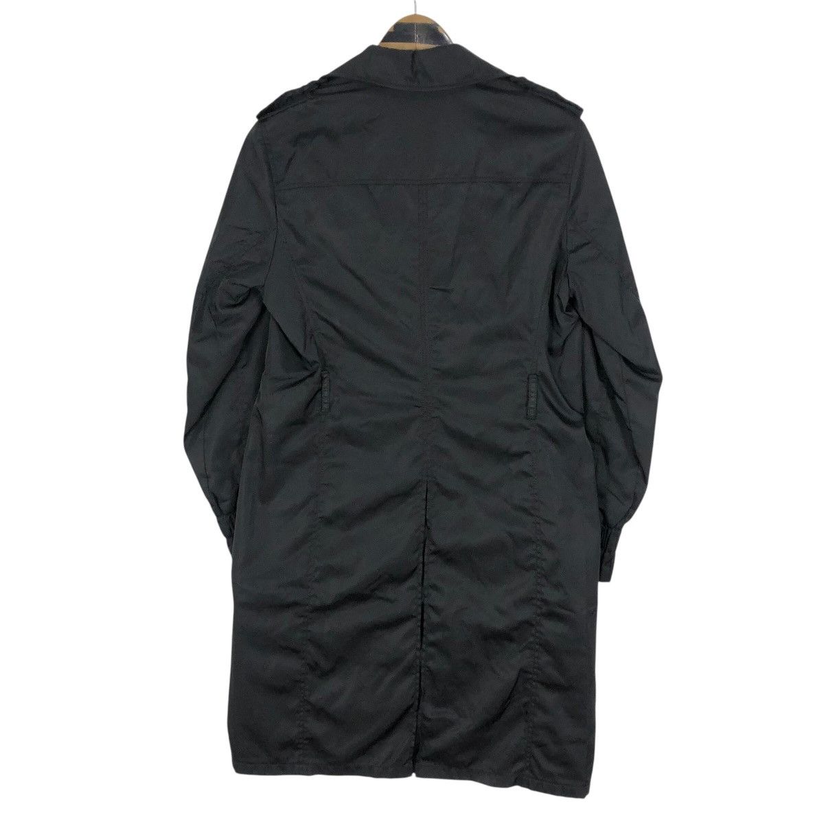 Prada Vintage Prada Double Breasted Nylon Trench Coat Size XS / US 0-2 / IT 36-38 - 9 Thumbnail