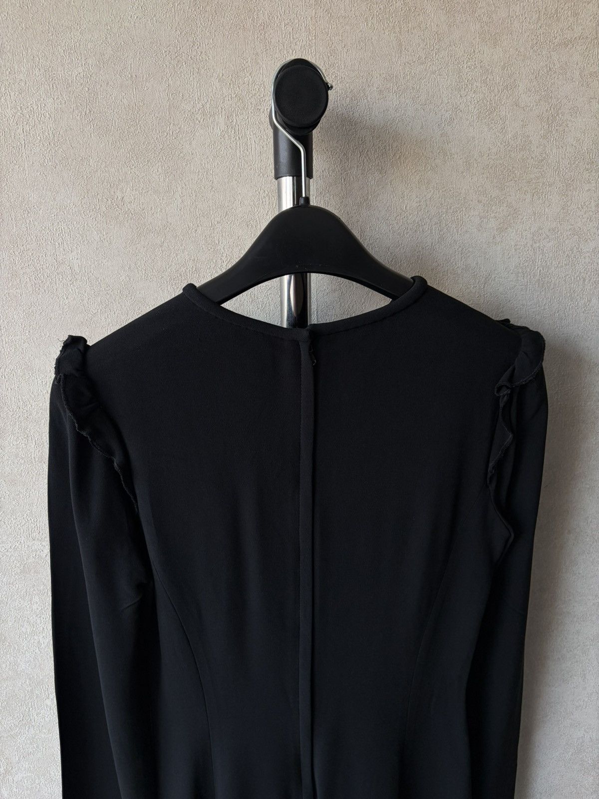 Dolce & Gabbana Dolce & Gabbana Long-sleeve Flared Ruffle Midi Dress Size M / US 6-8 / IT 42-44 - 5 Thumbnail