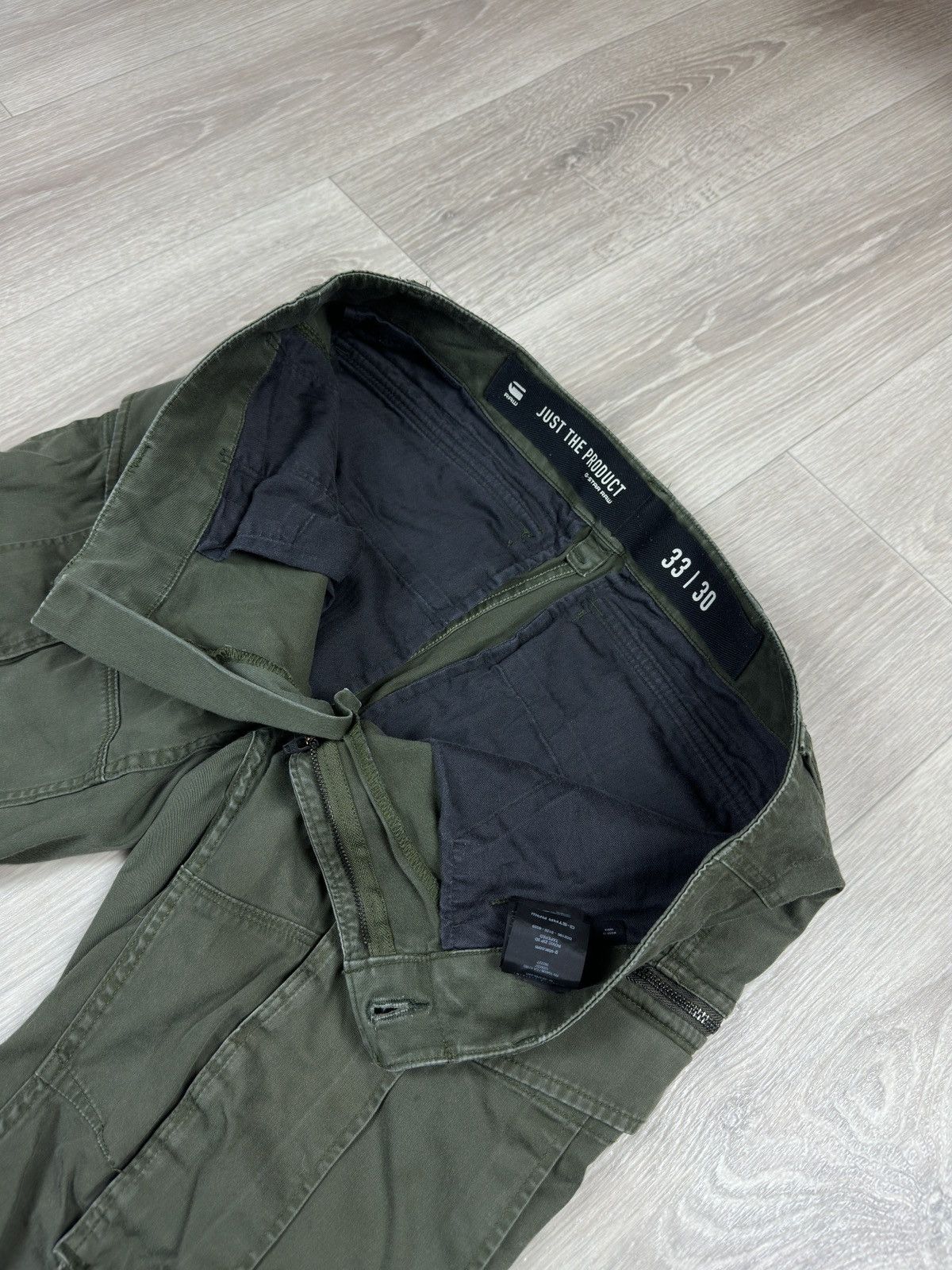 G-Star G-Star Raw Rovic Zip 3D Regular Tapered Cargo Pants Size US 33 - 7 Thumbnail