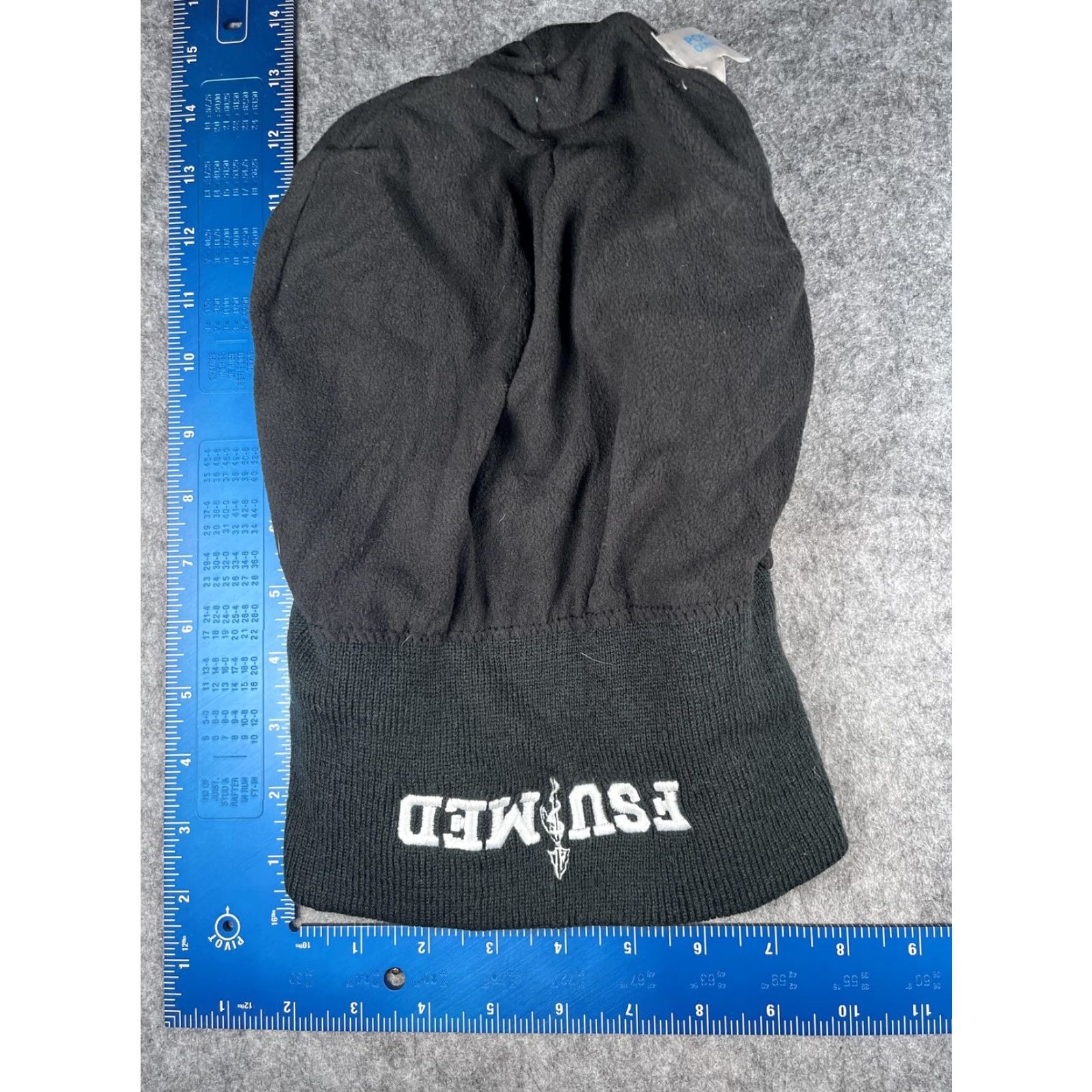 Port & Company Port & Company Hat Beanie Mens One Size Black Fleece Lined FSU MED College Size US M / EU 48-50 / 2 - 5 Thumbnail