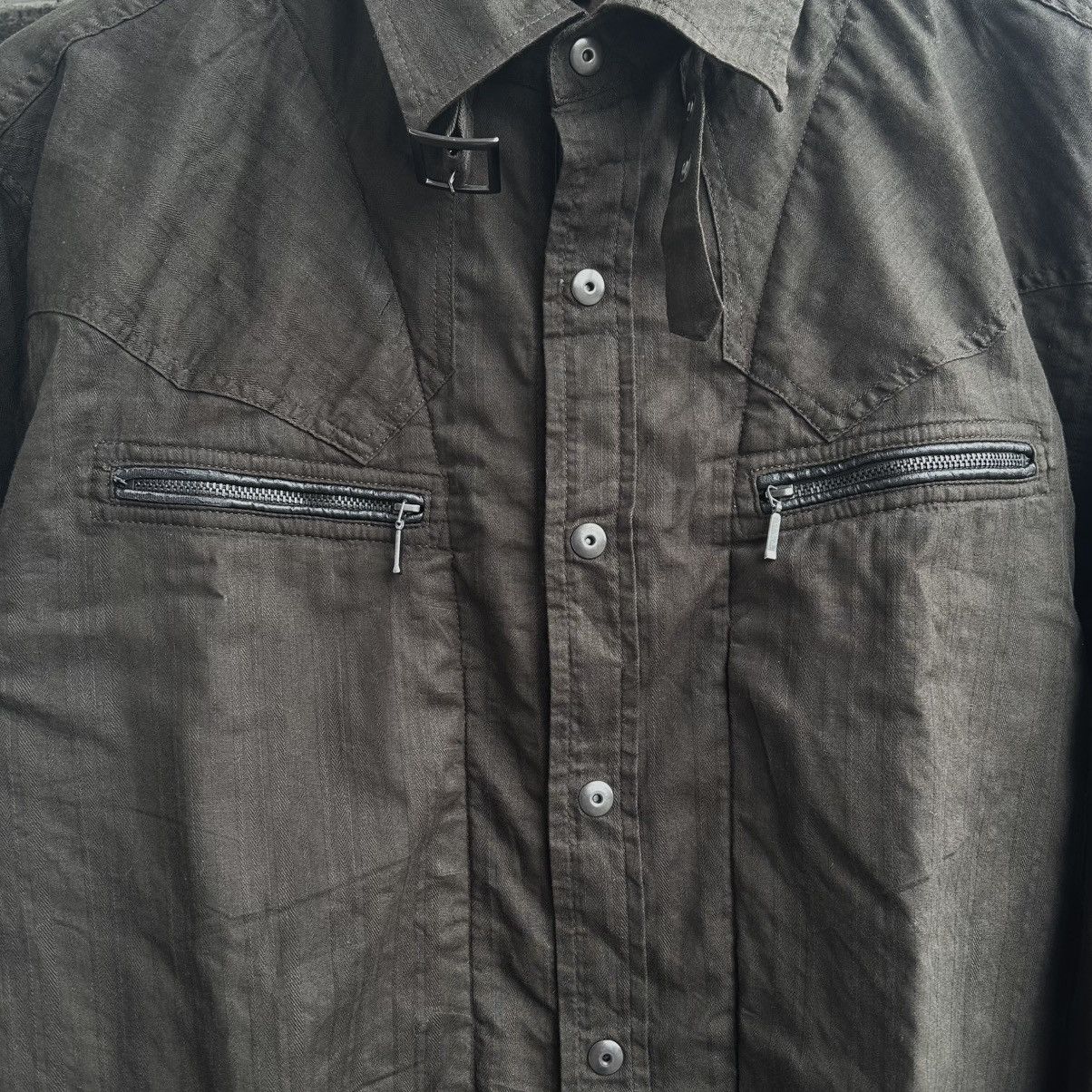 Japanese Brand Vintage y2k Bondage Style Long Slevee Shirt Size US XL / EU 56 / 4 - 13 Thumbnail