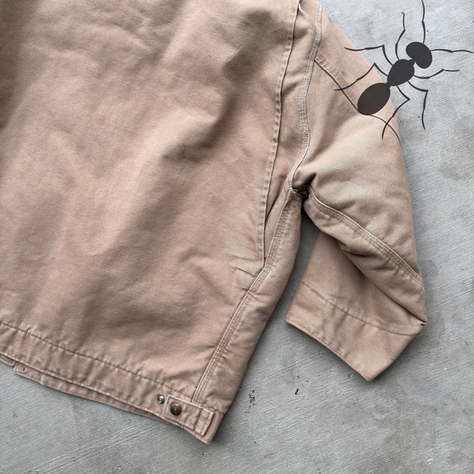 Carhartt × Vintage Carhartt ALTERED J146 SDL brown Detroit work wear jacket Size US XL / EU 56 / 4 - 8 Thumbnail