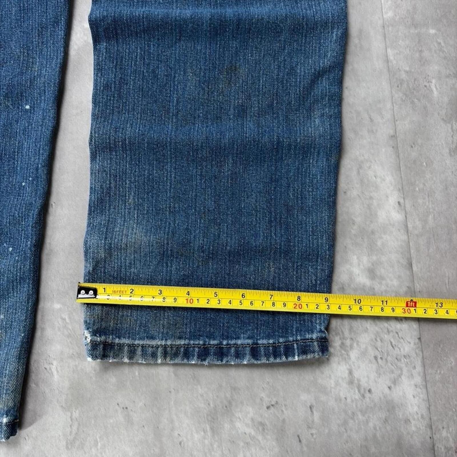 Dickies Y2K Dickies Carpenter Baggy Distressed Skater Denim Jeans Size US 34 / EU 50 - 8 Thumbnail
